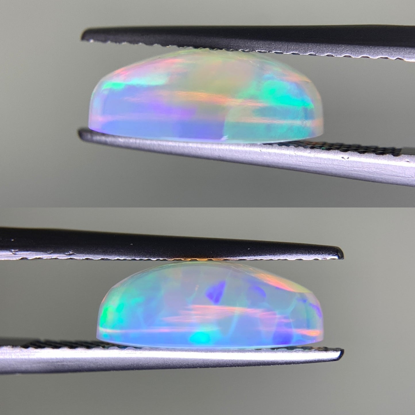 オパール 2.768ct 半クリスタル 宝石ソーティング付き 12.1㎜×9.4㎜×4.5㎜ ルース( 裸石 ) 3045Y