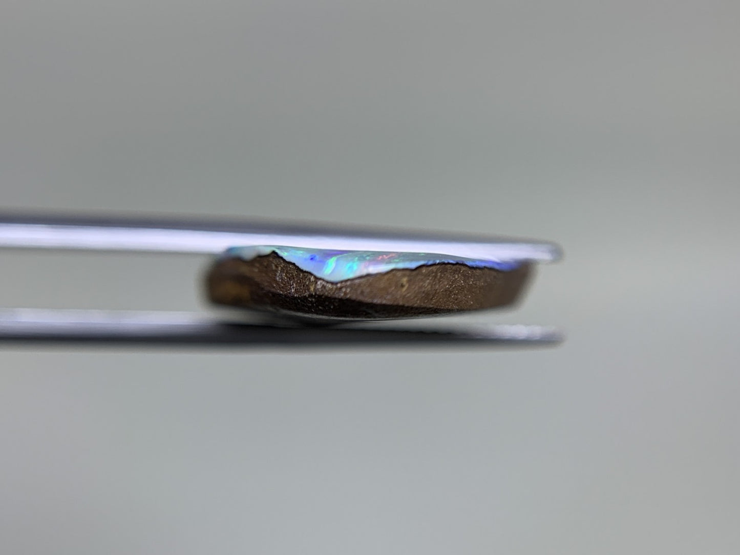 ボルダーオパール 19.351ct 宝石ソーティング付き 35.1㎜×20.4㎜×4.3㎜ ルース( 裸石 ) 3242Y