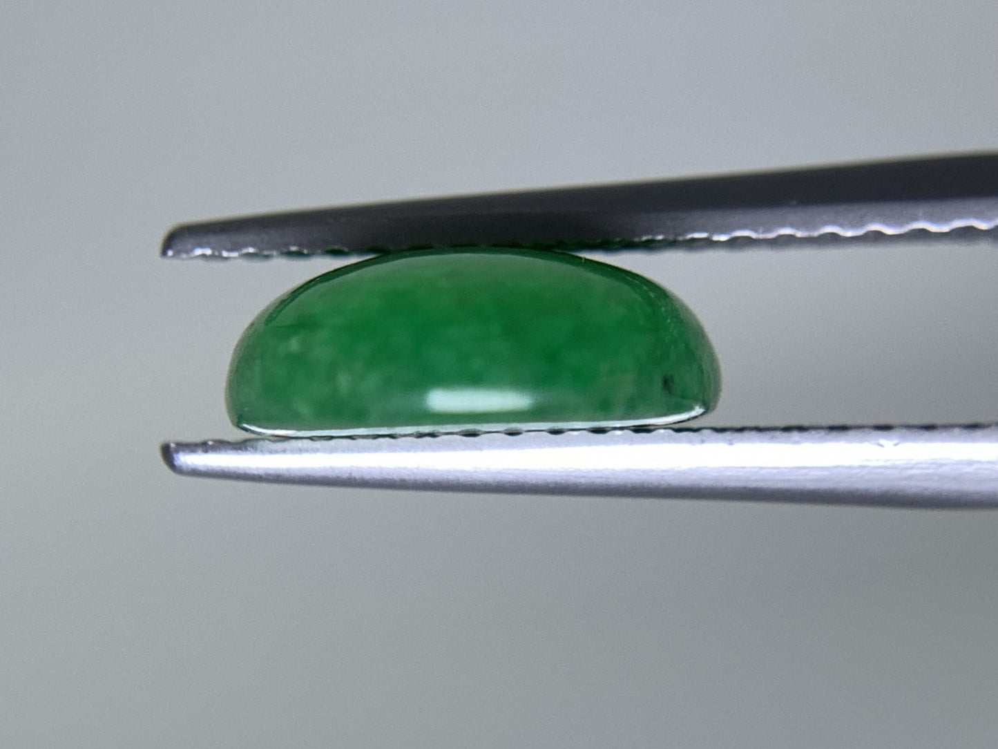 ヒスイ 翡翠 天然 4.876ct 宝石ソーティング付き 13.3㎜×9.8㎜×3.6㎜ ルース( 裸石 ) 5563Y