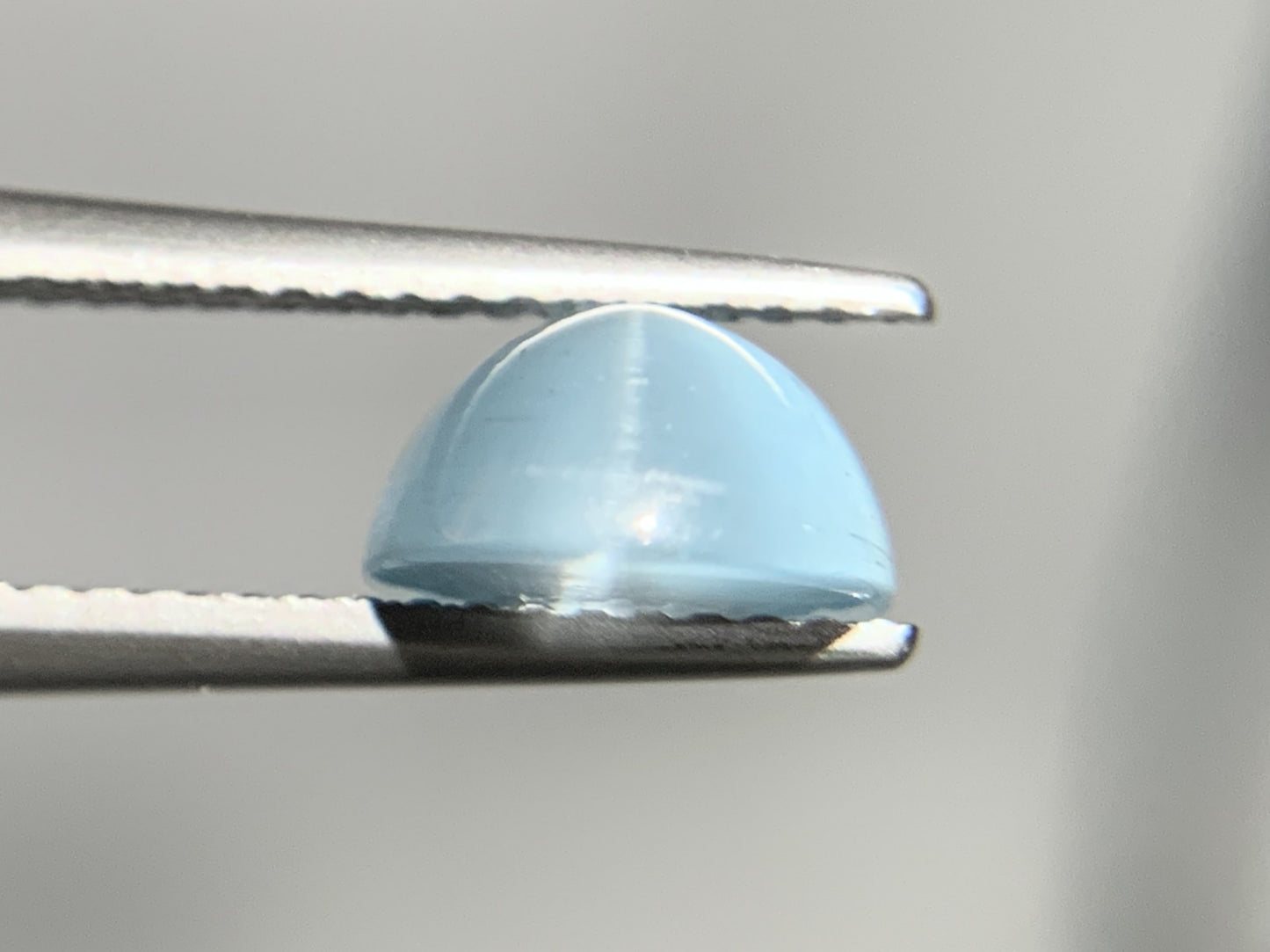 アクアマリンキャッツアイ 2.746ct 宝石ソーティング付き 10.1㎜×8.0㎜×4.7㎜ ルース( 裸石 ) 1880Y