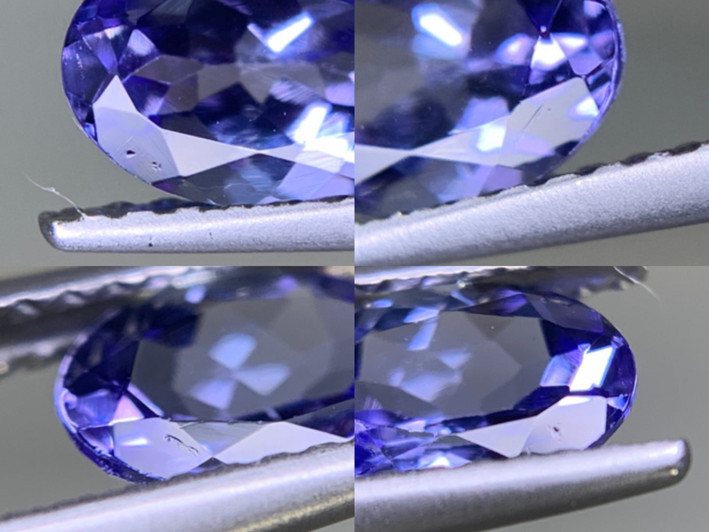 タンザナイト 0.885ct 宝石ソーティング付き 7.2㎜×5.2㎜×3.4㎜ ルース( 裸石 ) 1902Y