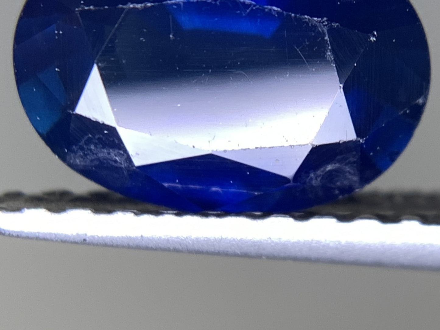 サファイア 天然 1.497ct 宝石ソーティング付き 8.0㎜×6.0㎜×3.5㎜ ルース( 裸石 ) 4854Y