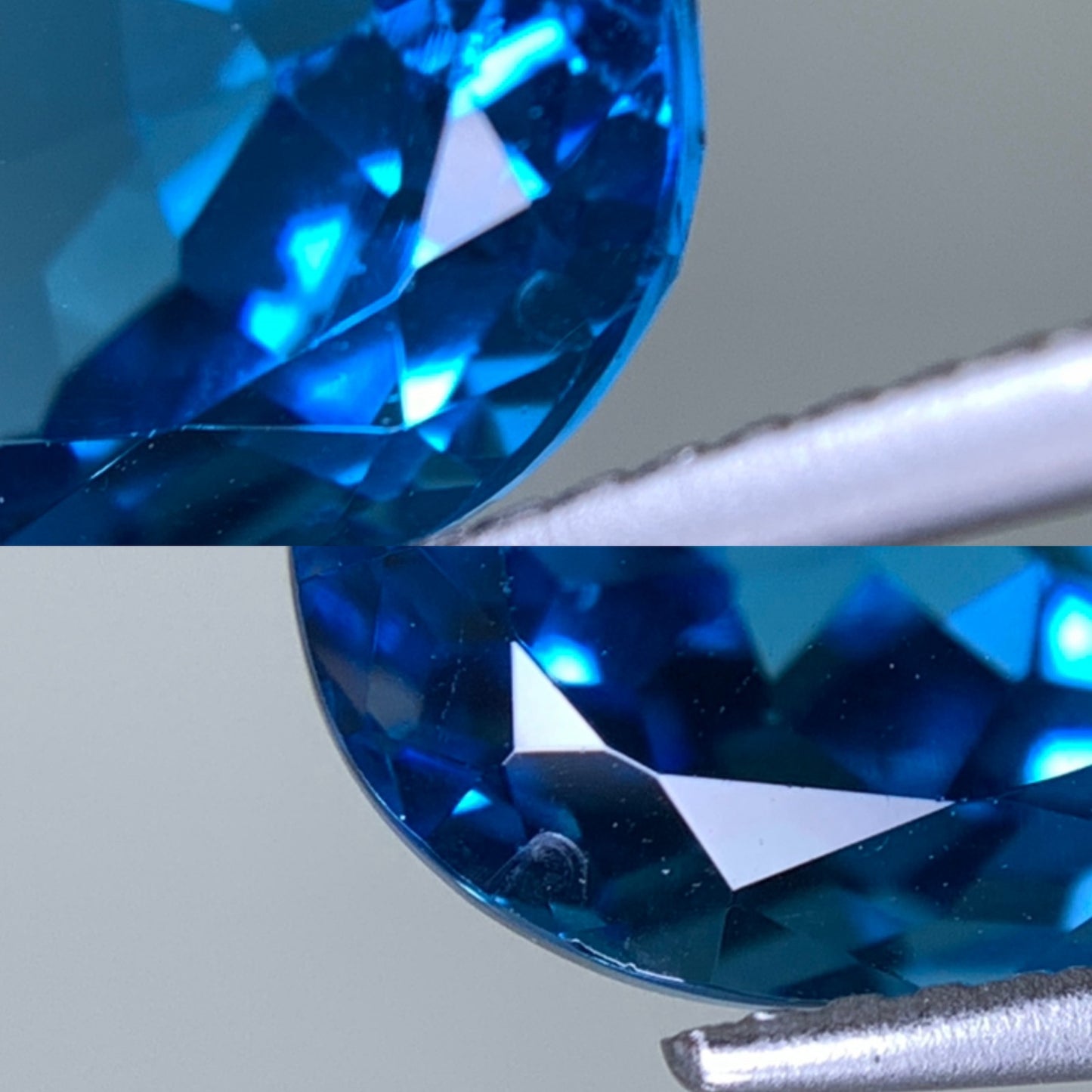 ブルートパーズ 天然 7.000ct 宝石ソーティング付き 12.0㎜×10.0㎜×7.1㎜ ルース( 裸石 ) 6827Y