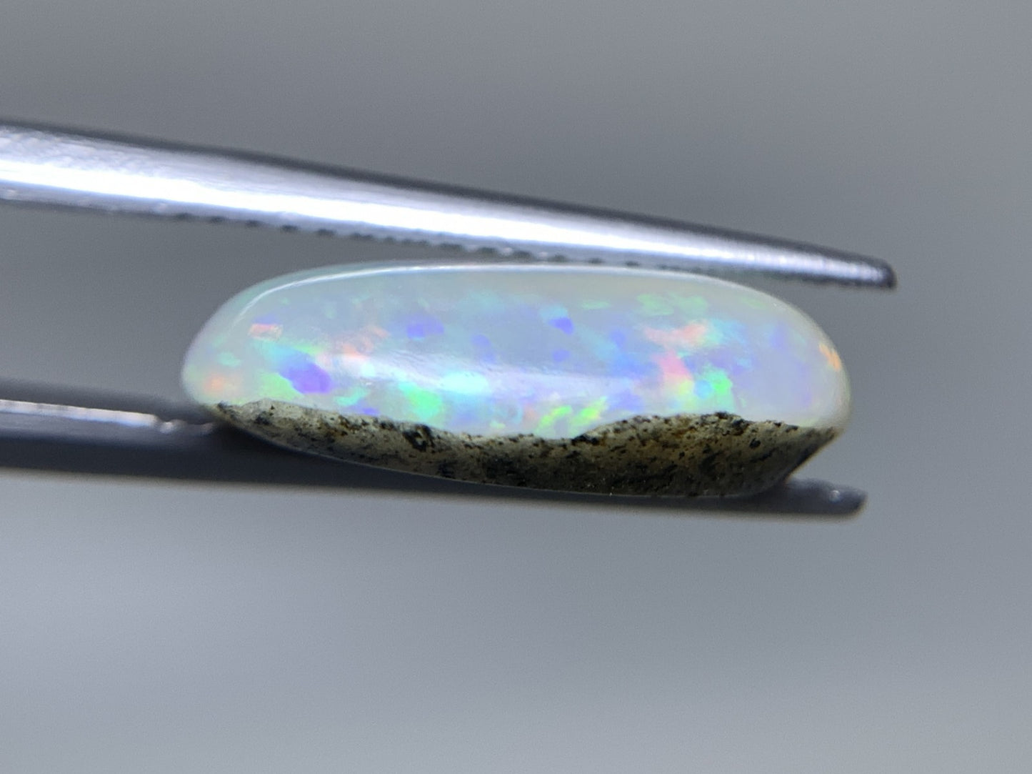ボルダーオパール 天然 5.609ct 宝石ソーティング付き 15.5㎜×11.6㎜×4.6㎜ ルース( 裸石 ) 6066Y