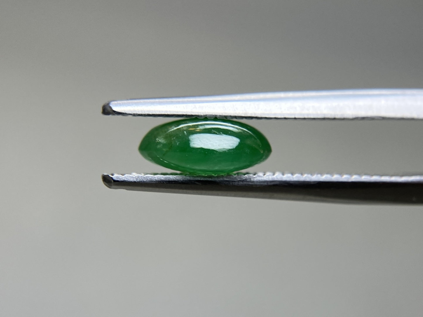 ひすい(ヒスイ 翡翠) 天然 1.522ct 宝石ソーティング付き 7.8㎜×6.1㎜×3.2㎜ ルース( 裸石 ) 7485YY