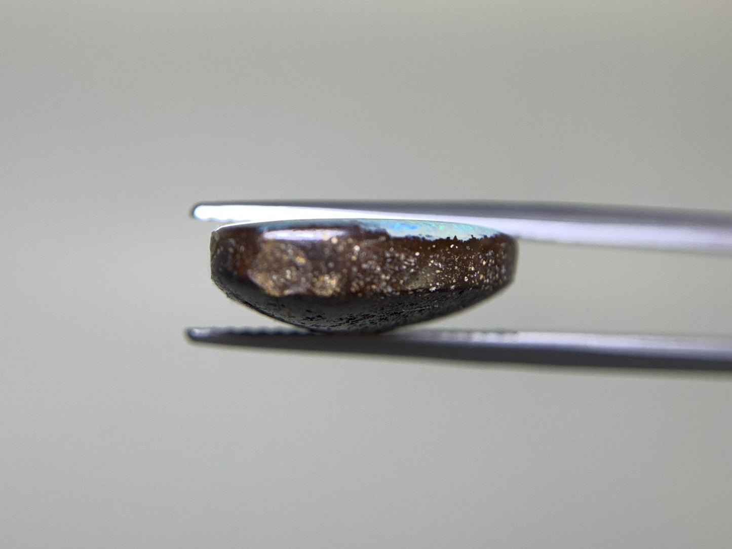 ボルダーオパール 14.918ct 宝石ソーティング付き 24.9㎜×14.9㎜×5.2㎜ ルース( 裸石 ) 3003Y