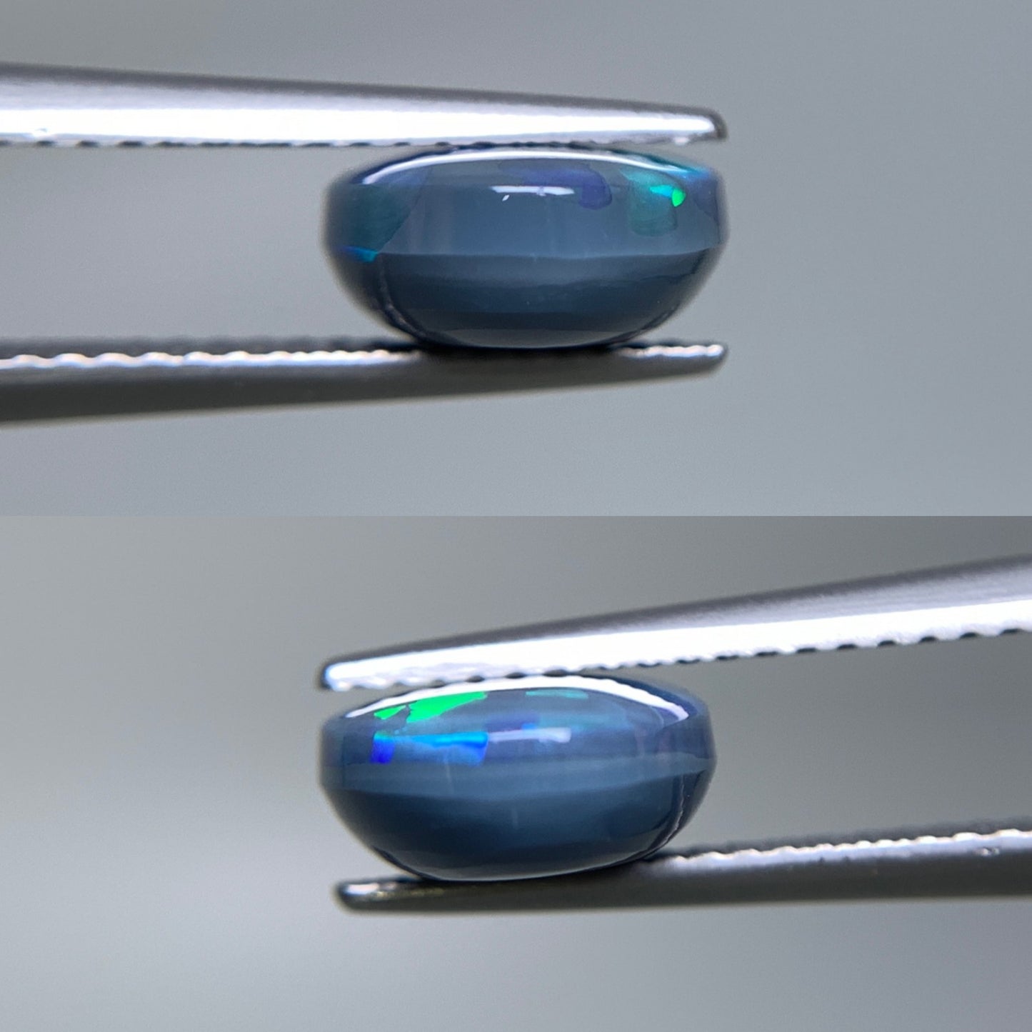 ブラックオパール 天然 3.043ct カン有り 中央宝石ソーティング付き 12.5㎜×8.7㎜×4.3㎜ ルース( 裸石 ) 6871Y