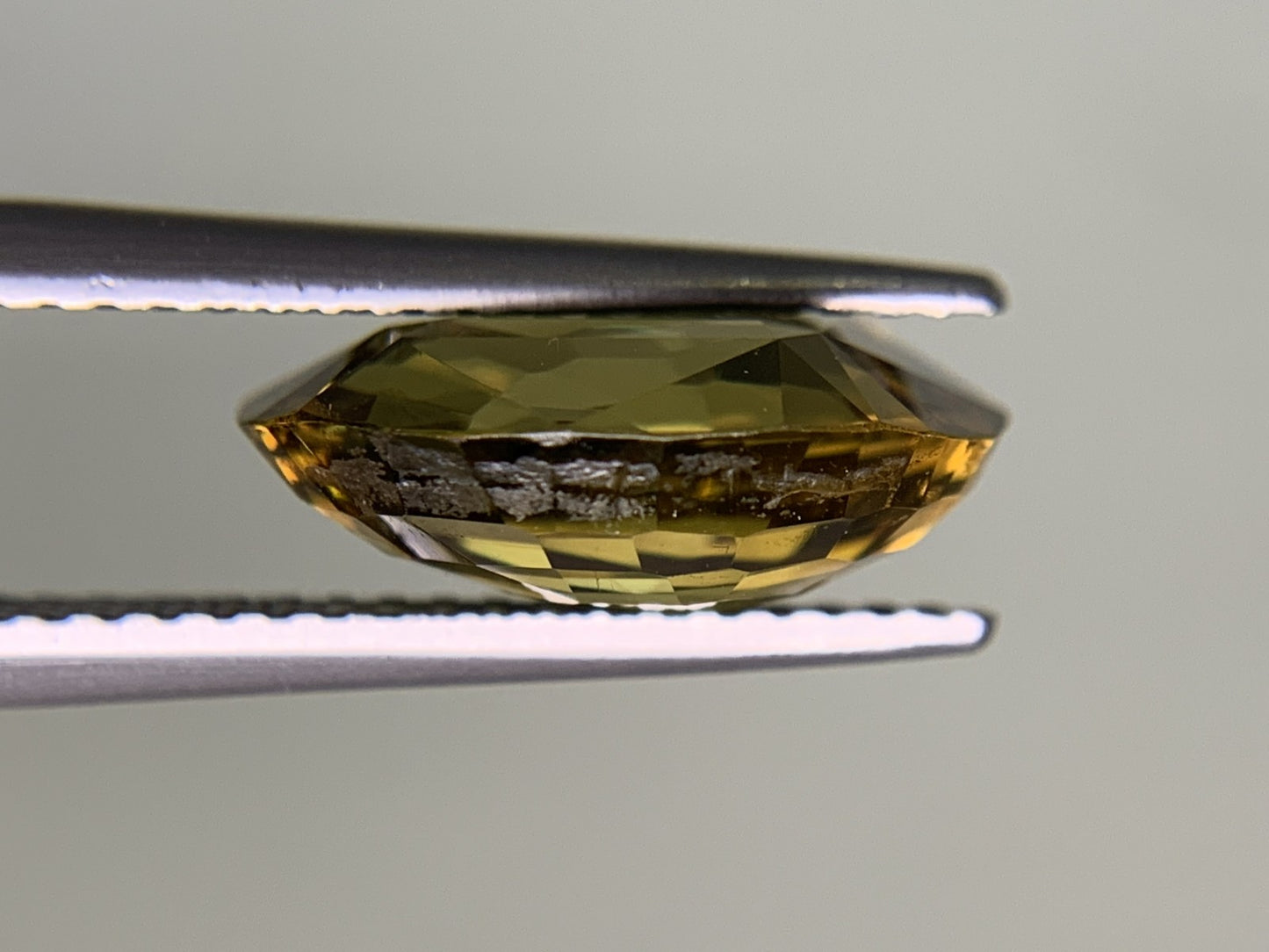 クリソベリル 6.477ct 宝石ソーティング付き 12.68㎜×11.18㎜×5.01㎜ ルース( 裸石 ) 1945Y