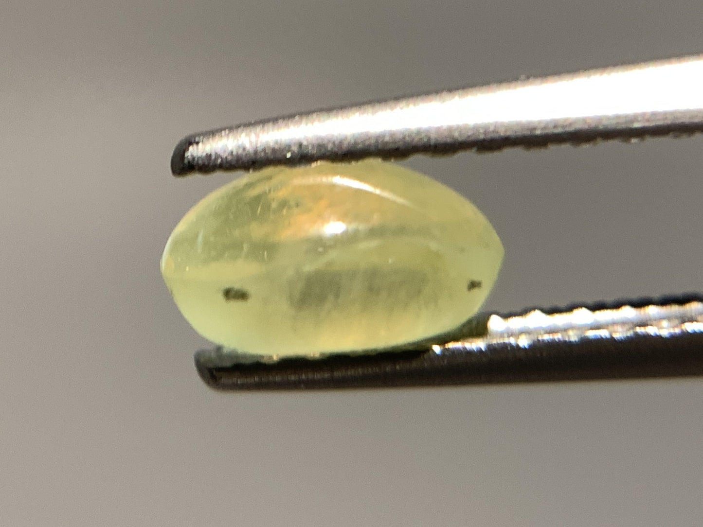 クリソベリルキャッツアイ 天然 1.123ct 宝石ソーティング付き 6.2㎜×5.4㎜×3.5㎜ ルース( 裸石 ) 7009Y