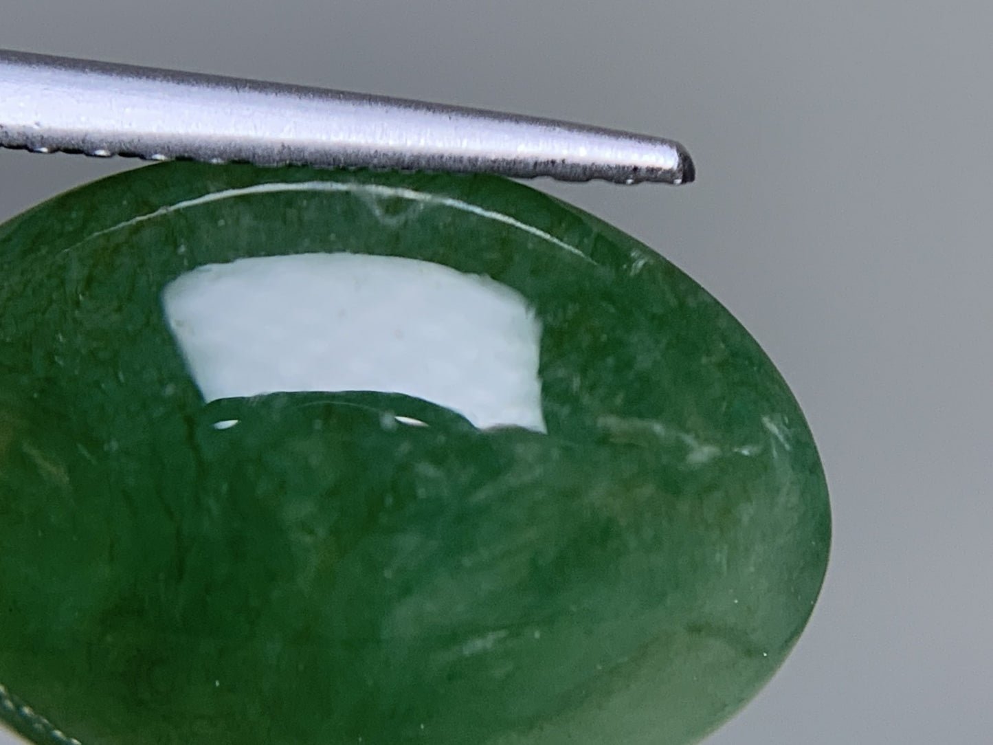 ヒスイ 翡翠 天然 8.701ct 宝石ソーティング付き 15.7㎜×11.2㎜×6.1㎜ ルース( 裸石 ) 5978Y