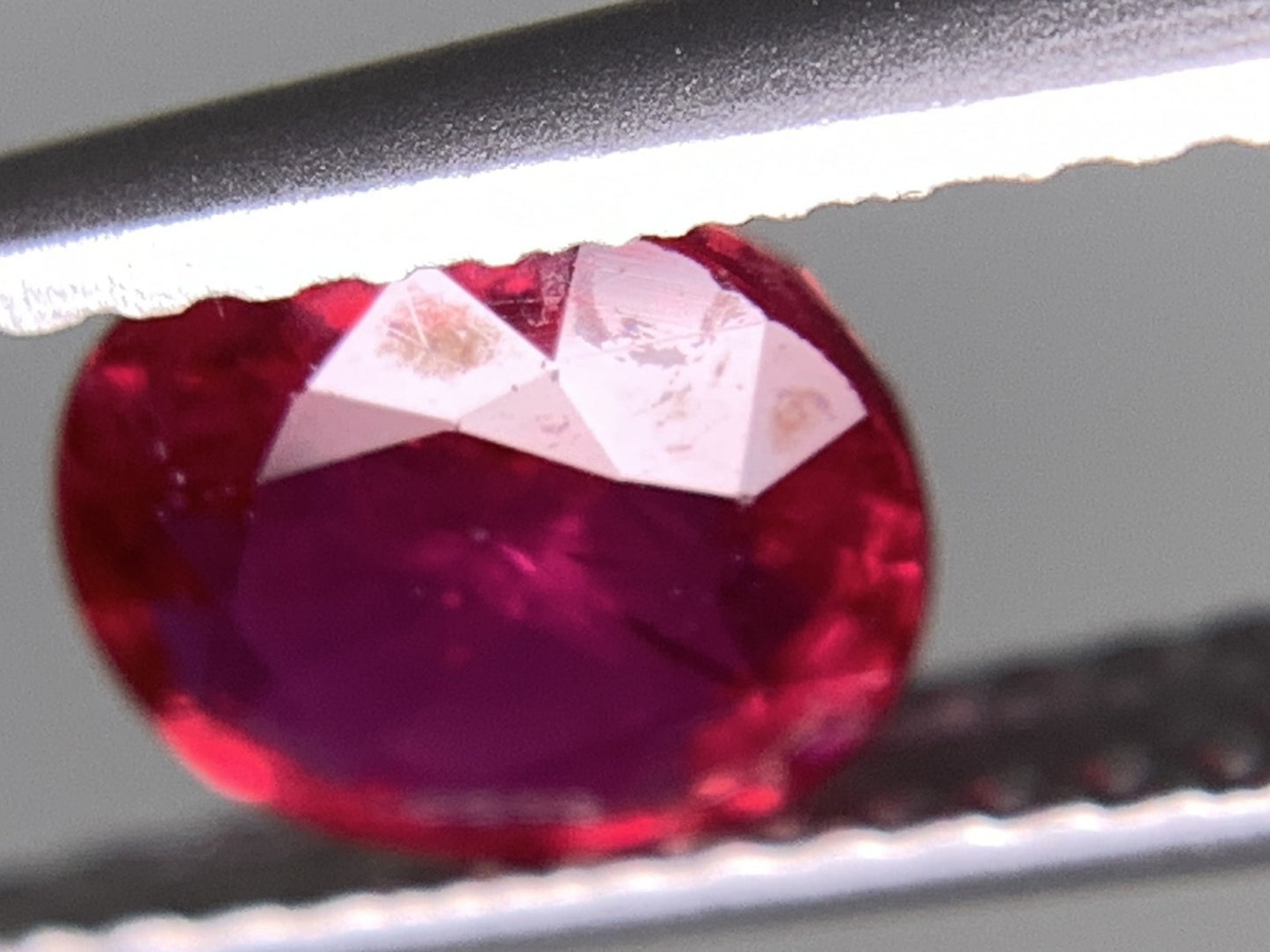 ルビー 天然 1.121ct 中央宝石ソーティング付き 6.54㎜×6.15㎜×2.87㎜ 天然 ルース( 裸石 ) 5237Y2