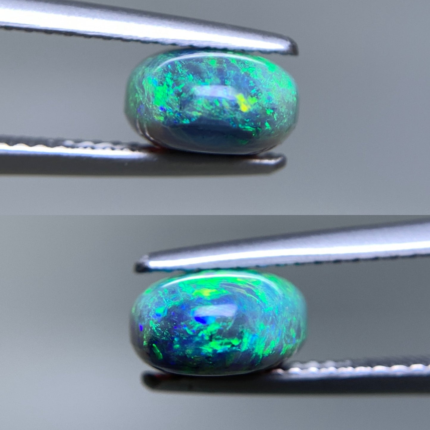 ブラックオパール 天然 2.831ct 中央宝石ソーティング付き 11.3㎜×8.1㎜×4.7㎜ ルース( 裸石 ) 7002Y
