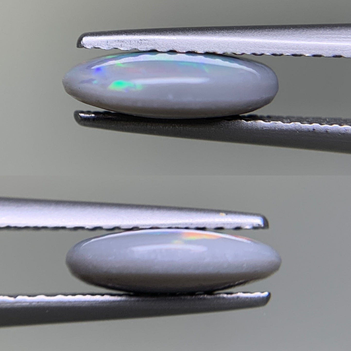 ブラックオパール 天然 1.365ct 中央宝石ソーティング付き 9.9㎜×7.7㎜×2.9㎜ ルース( 裸石 ) 6135Y