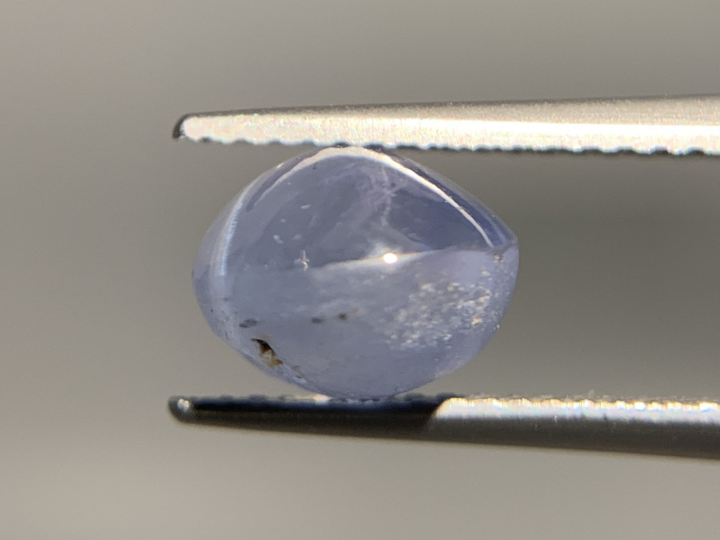 スターサファイア 天然 5.997ct 中央宝石ソーティング付き 10.3㎜×8.5㎜×6.7㎜ ルース( 裸石 ) 6390Y