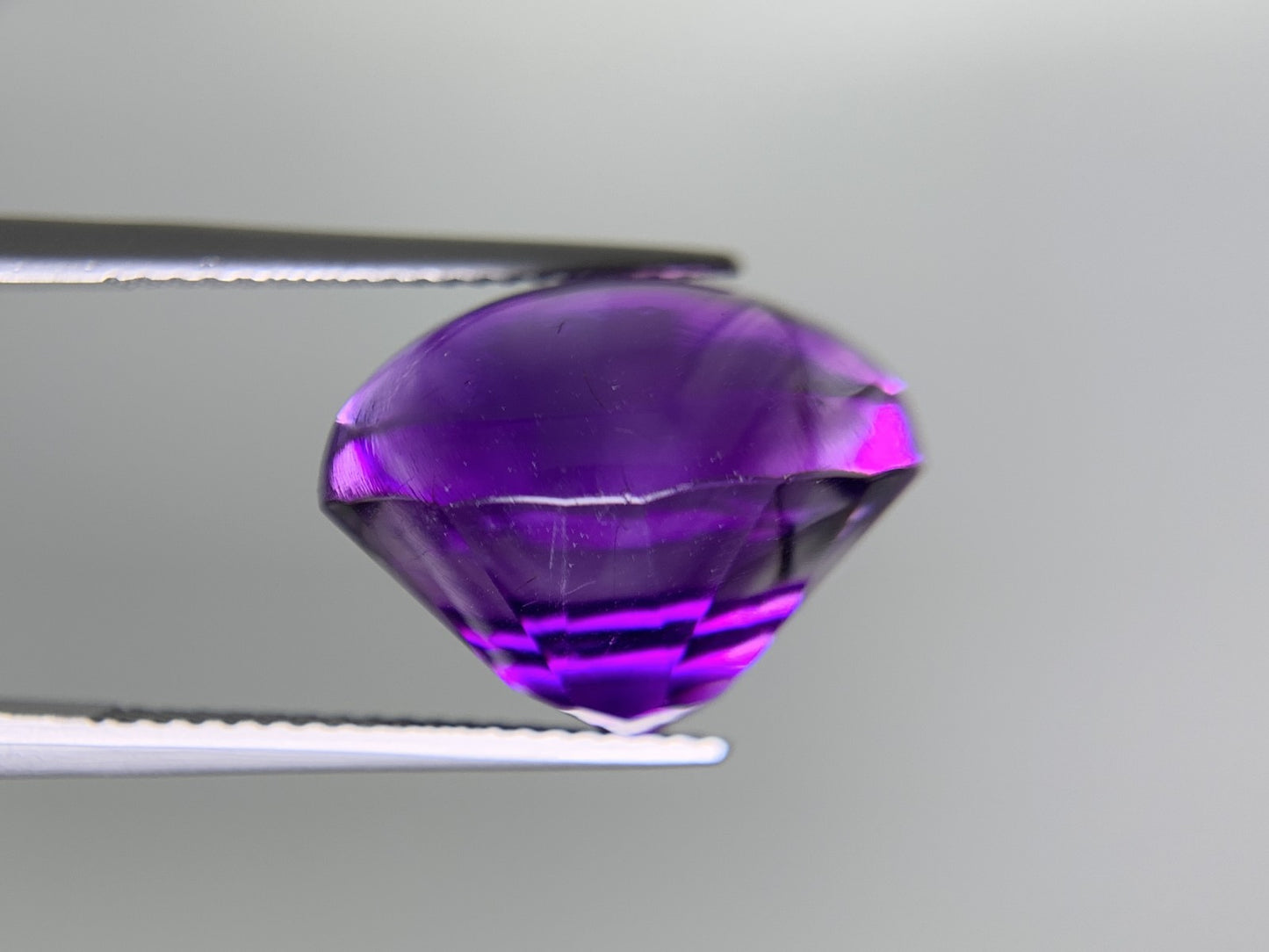 アメシスト 天然 17.182ct 宝石ソーティング付き 16.5㎜×14.2㎜×12.9㎜ ルース( 裸石 ) 8305Y