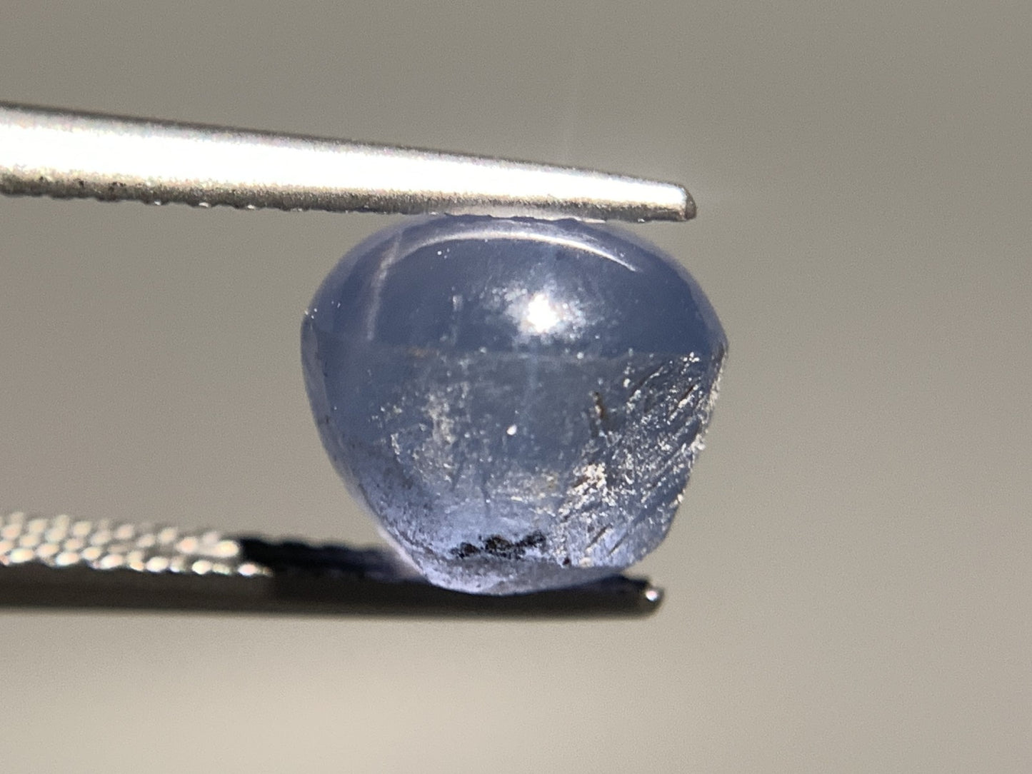 スターサファイア 天然 4.929ct 宝石ソーティング付き 8.0㎜×7.7㎜×7.1㎜ ルース( 裸石 ) 7194Y