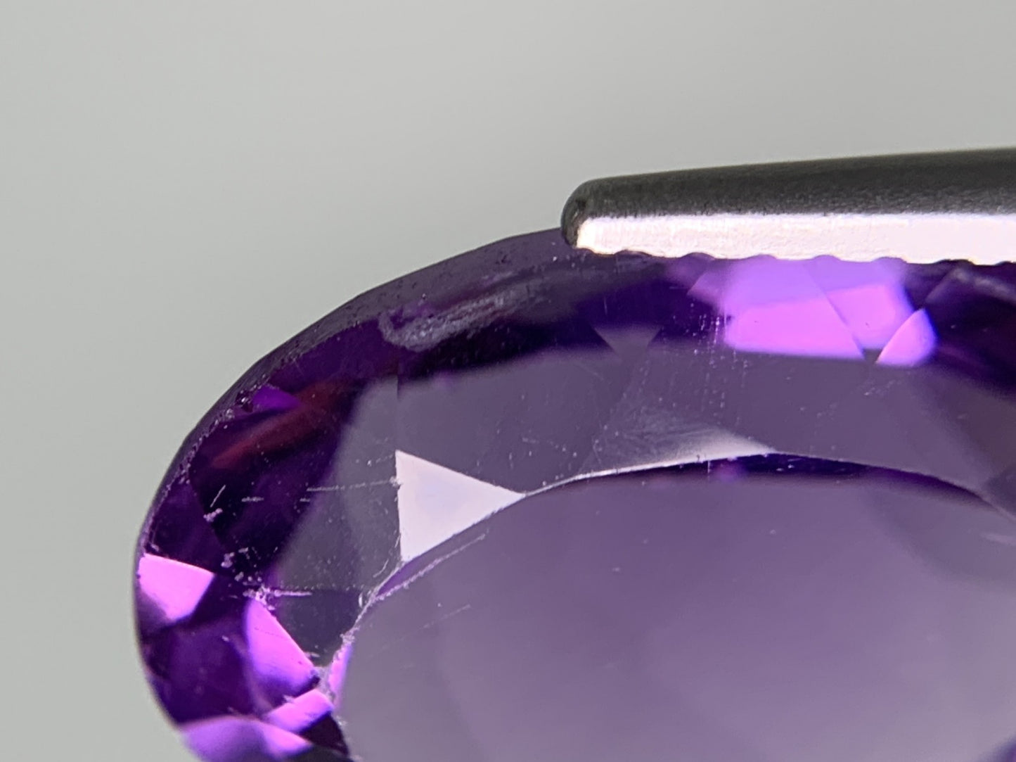 アメシスト 天然 8.288ct 宝石ソーティング付き 16.0㎜×11.9㎜×7.6㎜ ルース( 裸石 ) 8309Y