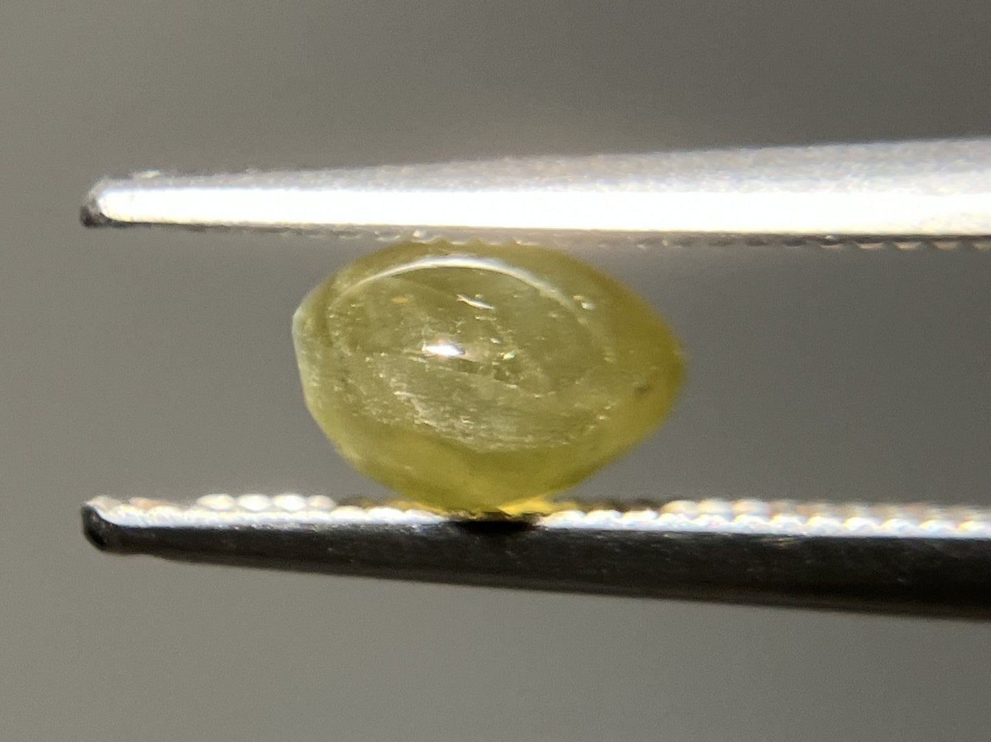 クリソベリルキャッツアイ 天然 1.567ct 宝石ソーティング付き 6.2㎜×5.7㎜×4.5㎜ 天然 ルース( 裸石 ) 5032YY