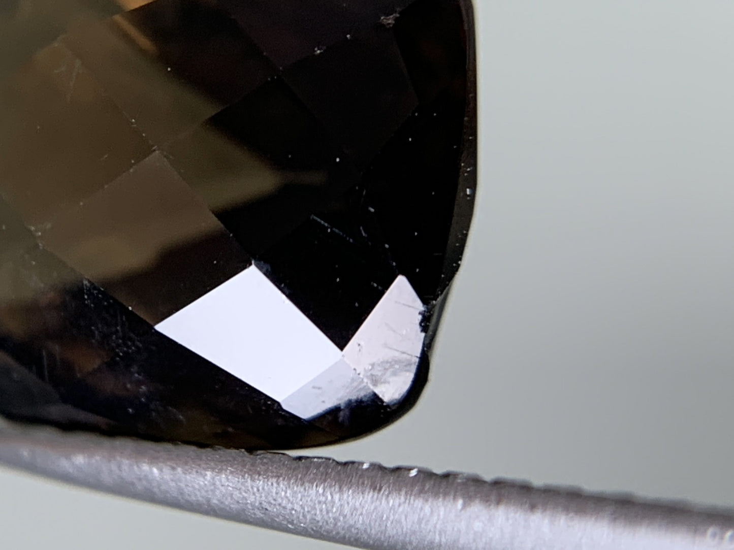 スモーキークォーツ 天然 4.823ct 宝石ソーティング付き 12.0㎜×9.0㎜×7.0㎜ ルース( 裸石 ) 8352Y