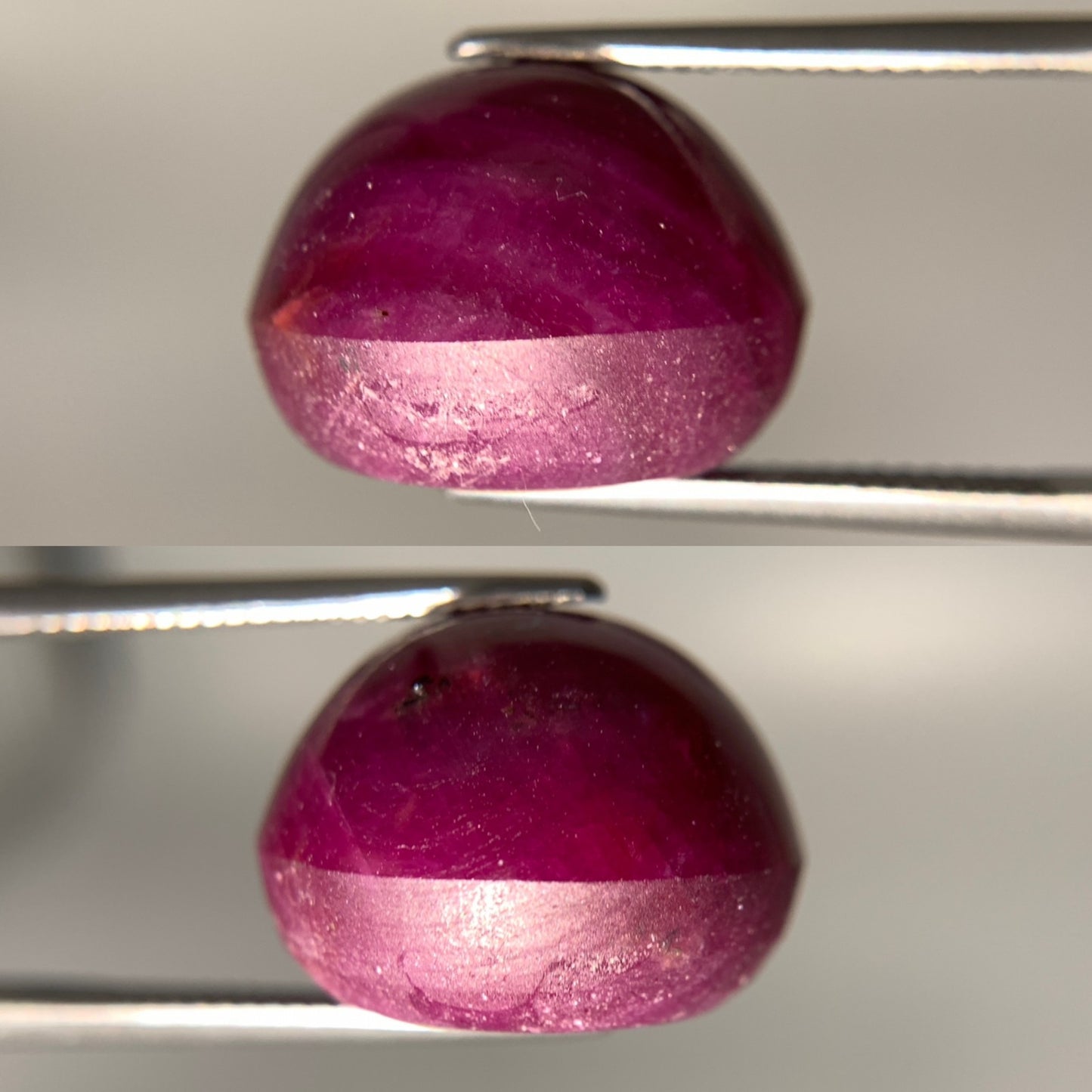 スタールビー 天然 47.377ct 宝石ソーティング付き 18.9㎜×17.0㎜×13.9㎜ ルース( 裸石 ) 7374Y