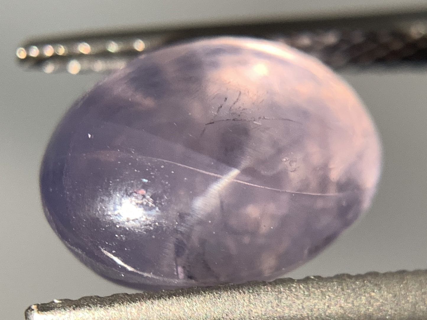 スターサファイア 天然 5.182ct 中央宝石ソーティング付き 10.3㎜×8.2㎜×5.5㎜ ルース( 裸石 ) 5538Y