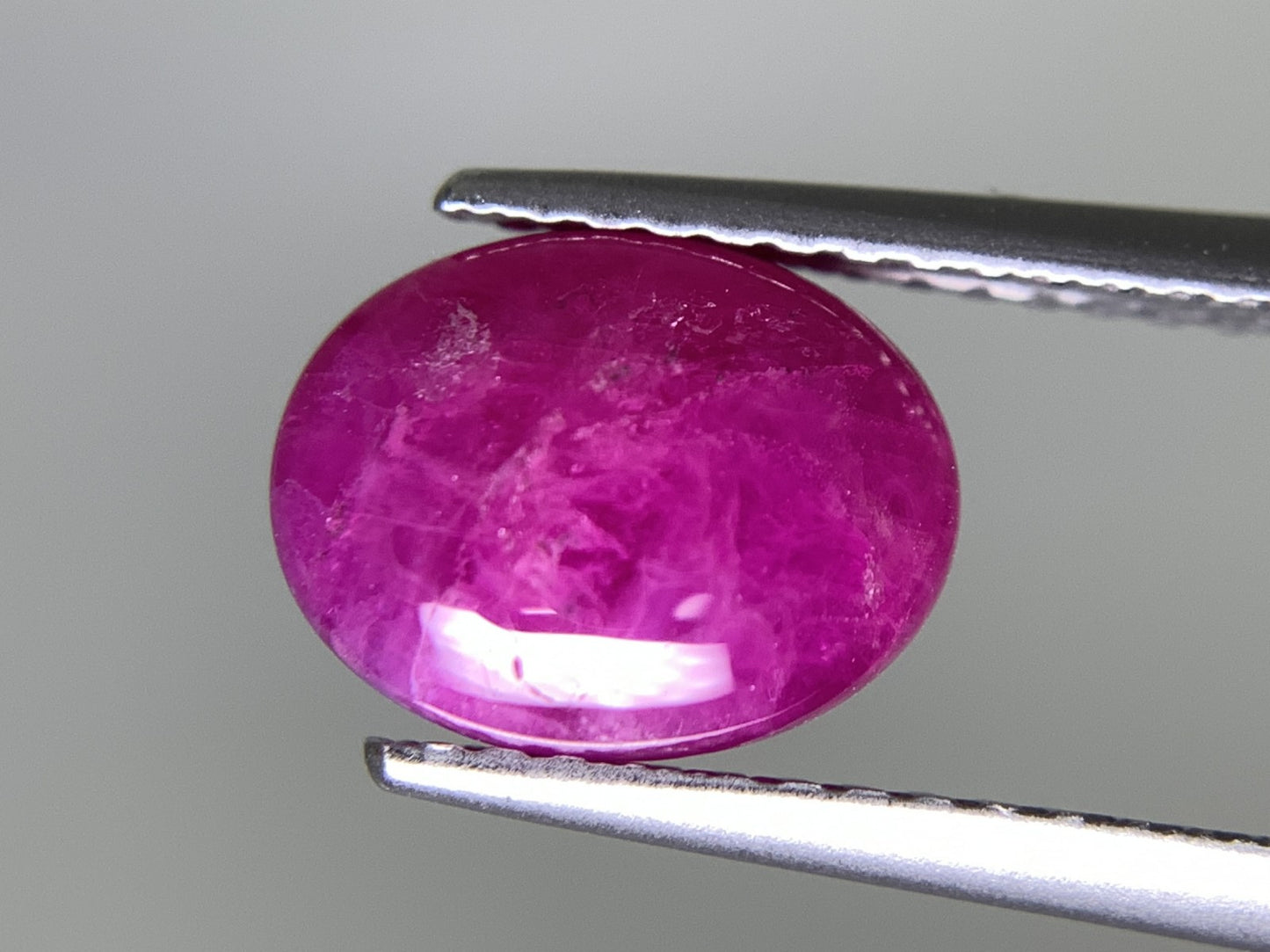 ルビー 天然 3.662ct 宝石ソーティング付き 9.0㎜×6.9㎜×5.4㎜ ルース( 裸石 ) 7487Y