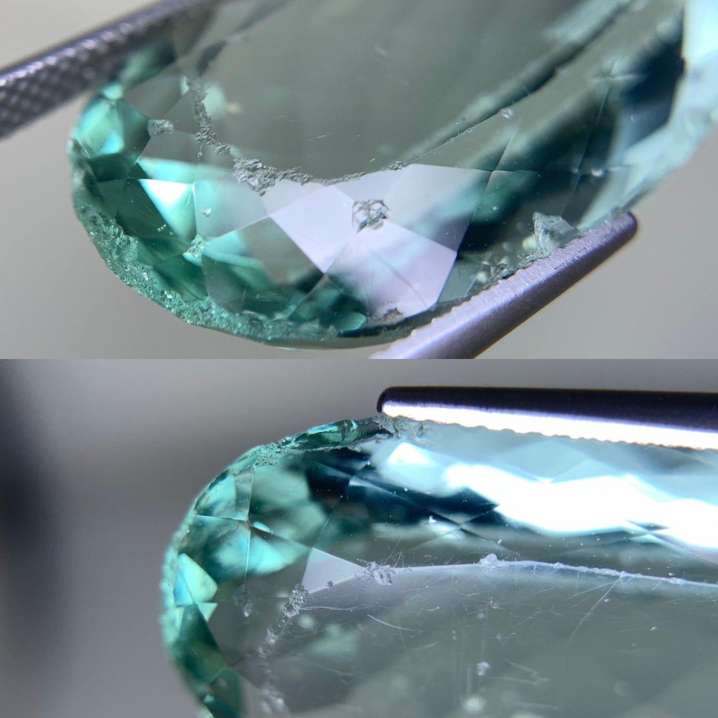 フルオライト 天然 50.755ct 中央宝石ソーティング付き 40.6㎜×18.22㎜×11.02㎜ ルース( 裸石 ) 5732Y