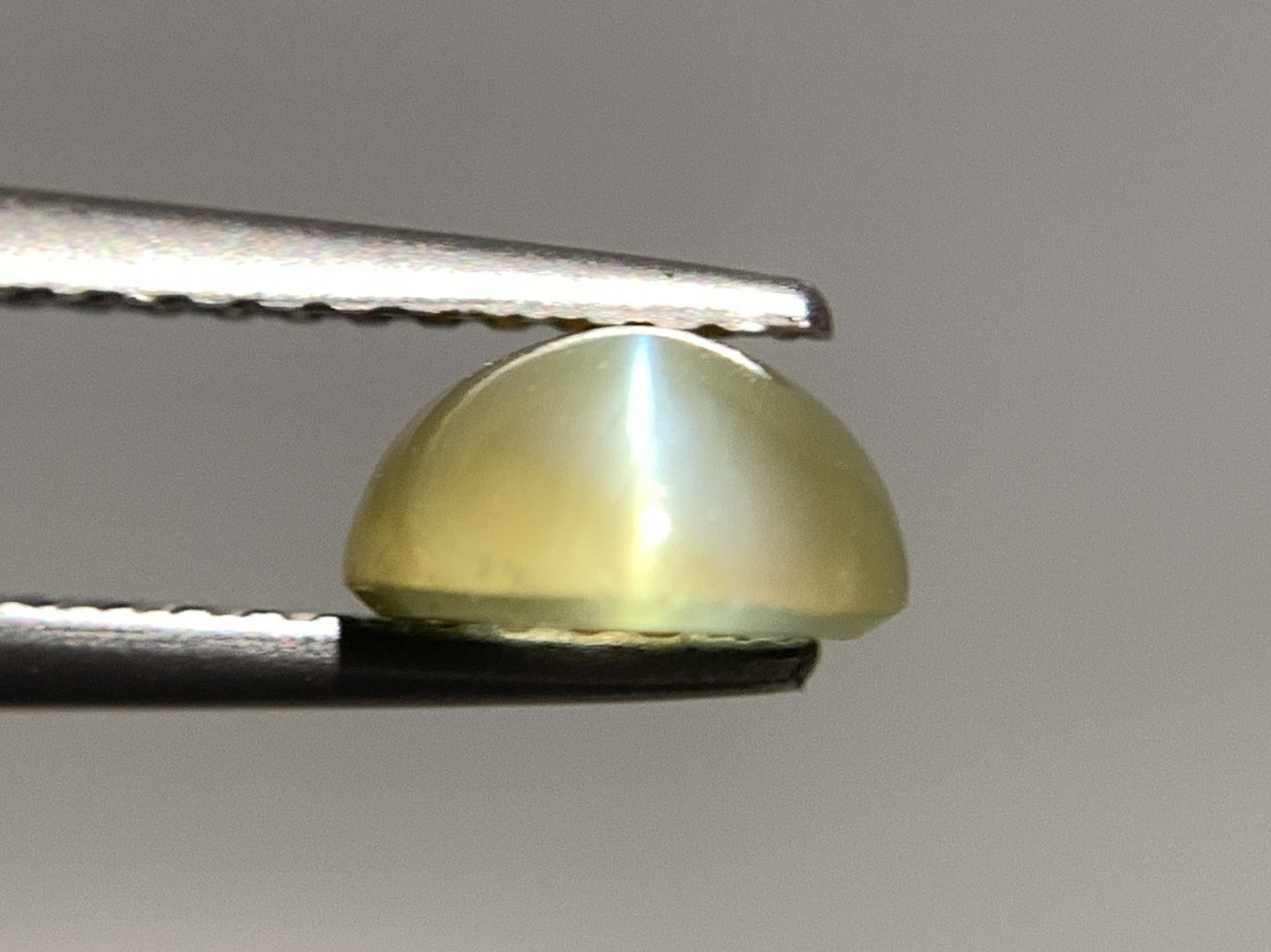 クリソベリルキャッツアイ 天然 1.749ct 宝石ソーティング付き 7.2㎜×6.7㎜×3.6㎜ ルース( 裸石 ) 6729Y