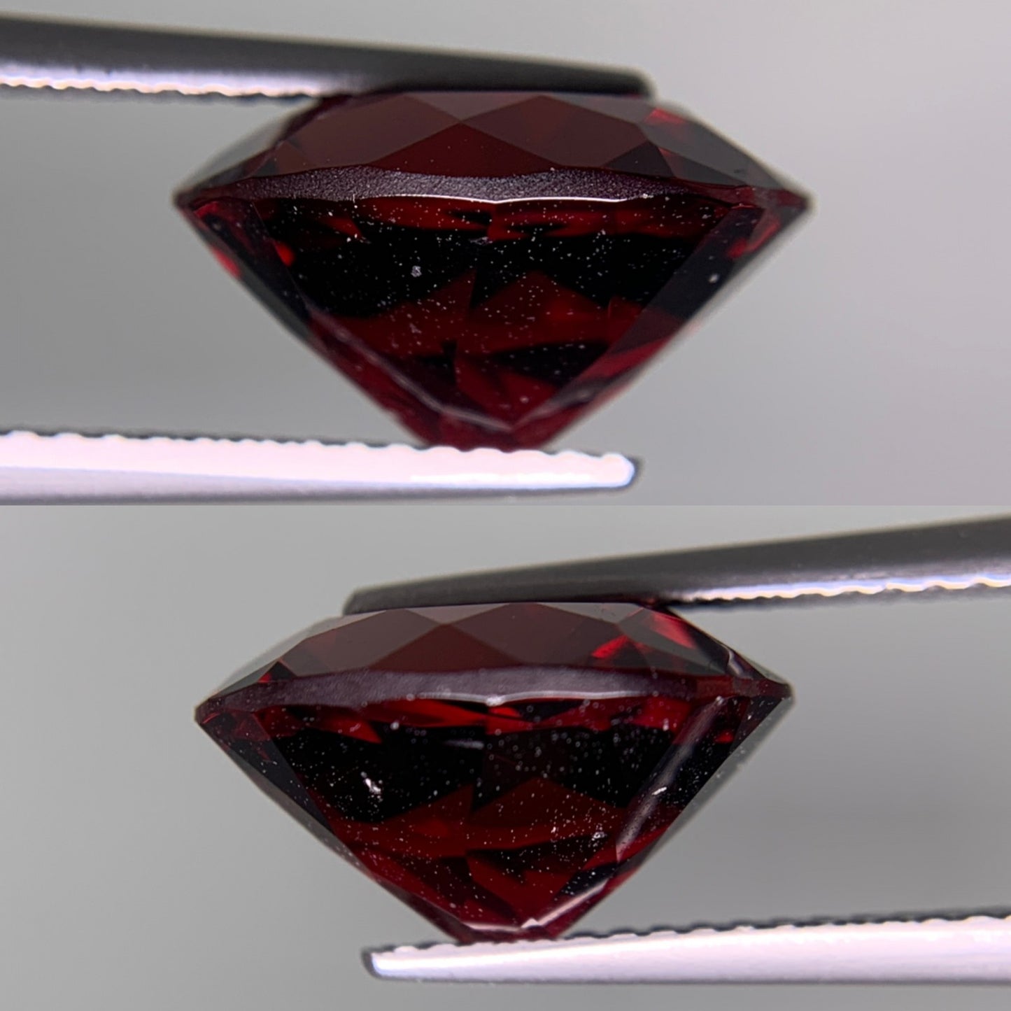 ガーネット 天然 7.120ct 宝石ソーティング付き 12.7㎜×10.1㎜×7.1㎜ ルース( 裸石 ) 7678Y