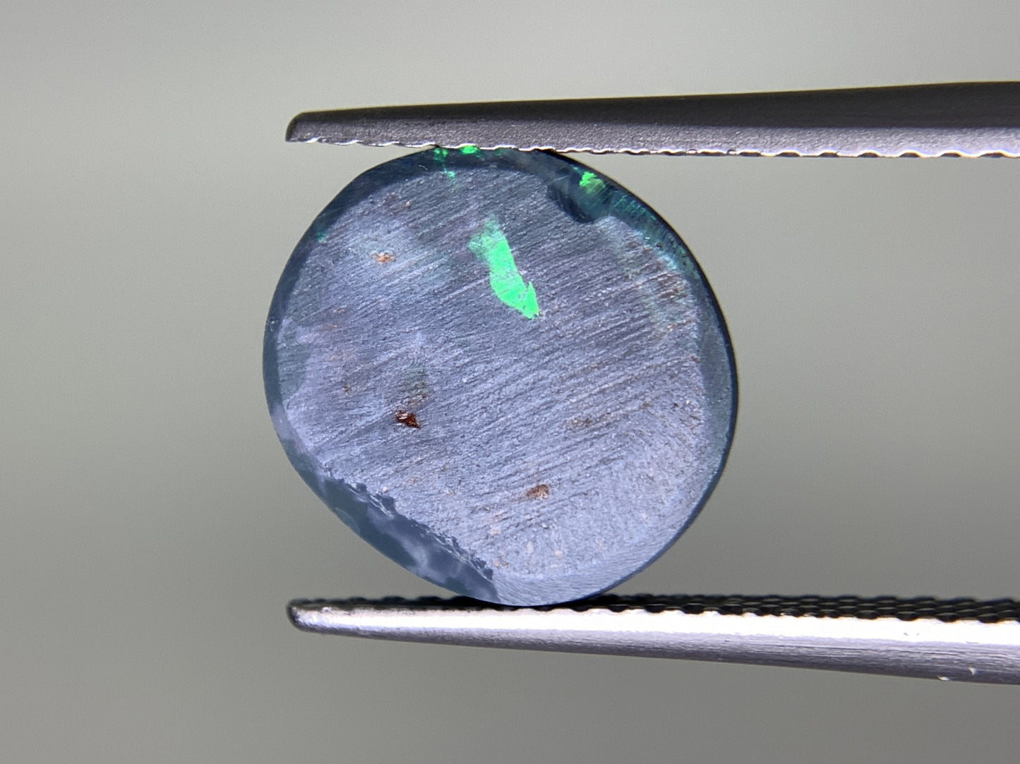 ブラックオパール 2.179ct 中央宝石ソーティング付き 11.3㎜×10.5㎜×2.9㎜ 天然 ルース（ 裸石 ） 1326Y