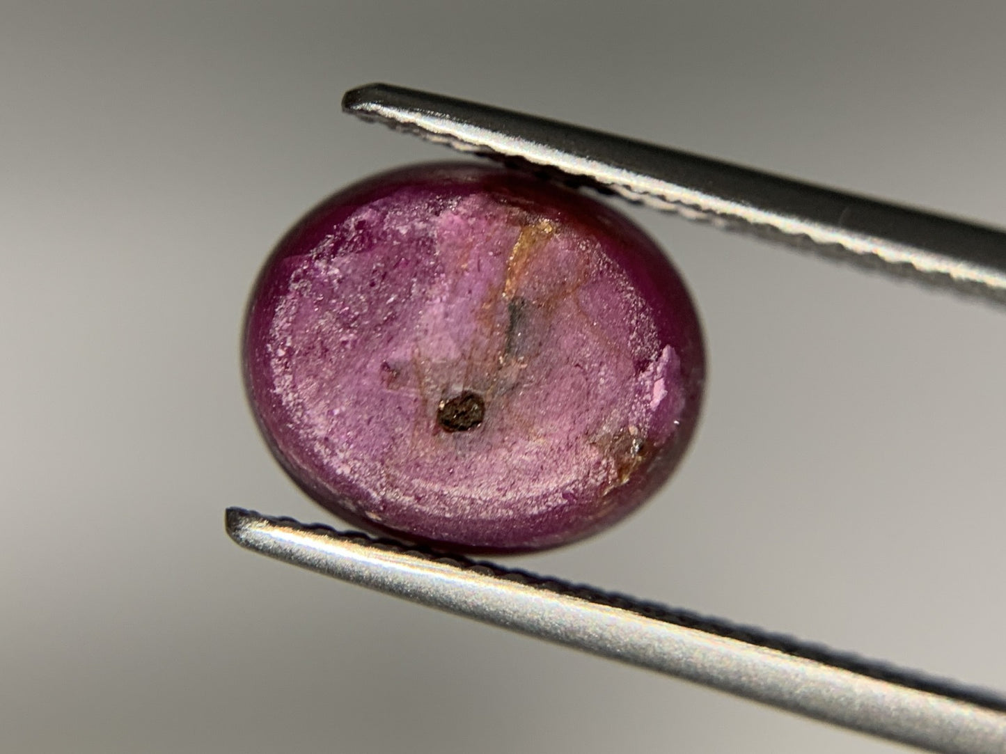宝石ソーティング付き　 天然 スタールビー　 11.475ct　 縦12.1㎜×横10.2㎜×高さ8.8㎜　 ルース（ 裸石 ）　 1430Y