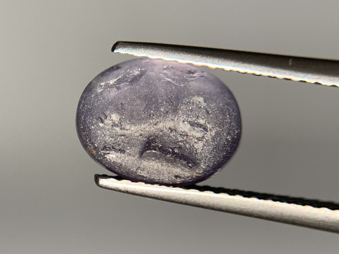 スターサファイア　3.128ct　宝石ソーティング付き　9.5㎜×7.3㎜×4.3㎜　 ルース（ 裸石 ）　 1771Y