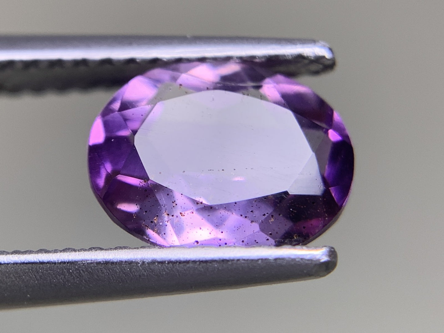 アメシスト 1.596ct  宝石ソーティング付き  8.7㎜×7.0㎜×4.2㎜  ルース（ 裸石 ） 2194Y