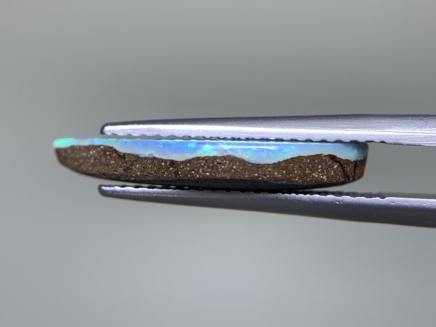 ボルダーオパール 2.936ct 宝石ソーティング付き  19.0㎜×7.0㎜×3.0㎜  ルース（ 裸石 ） 2505Y