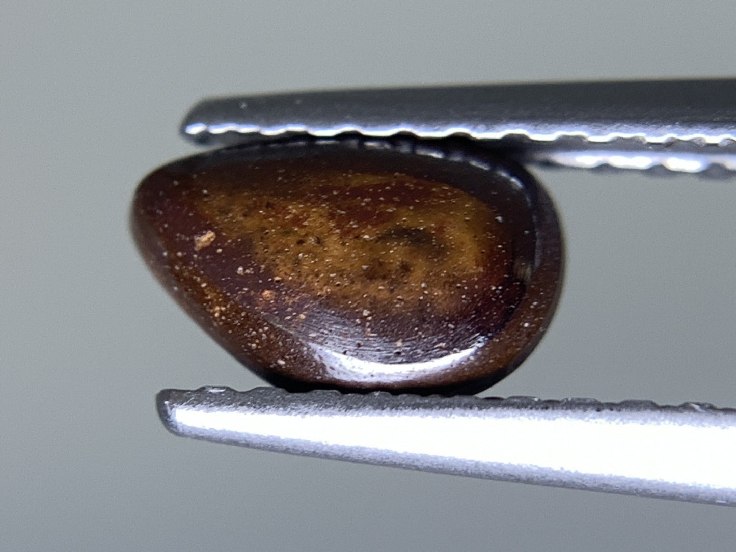 ボルダーオパール 0.504ct 宝石ソーティング付き  7.0㎜×4.5㎜×1.8㎜  ルース（ 裸石 ） 2521Y