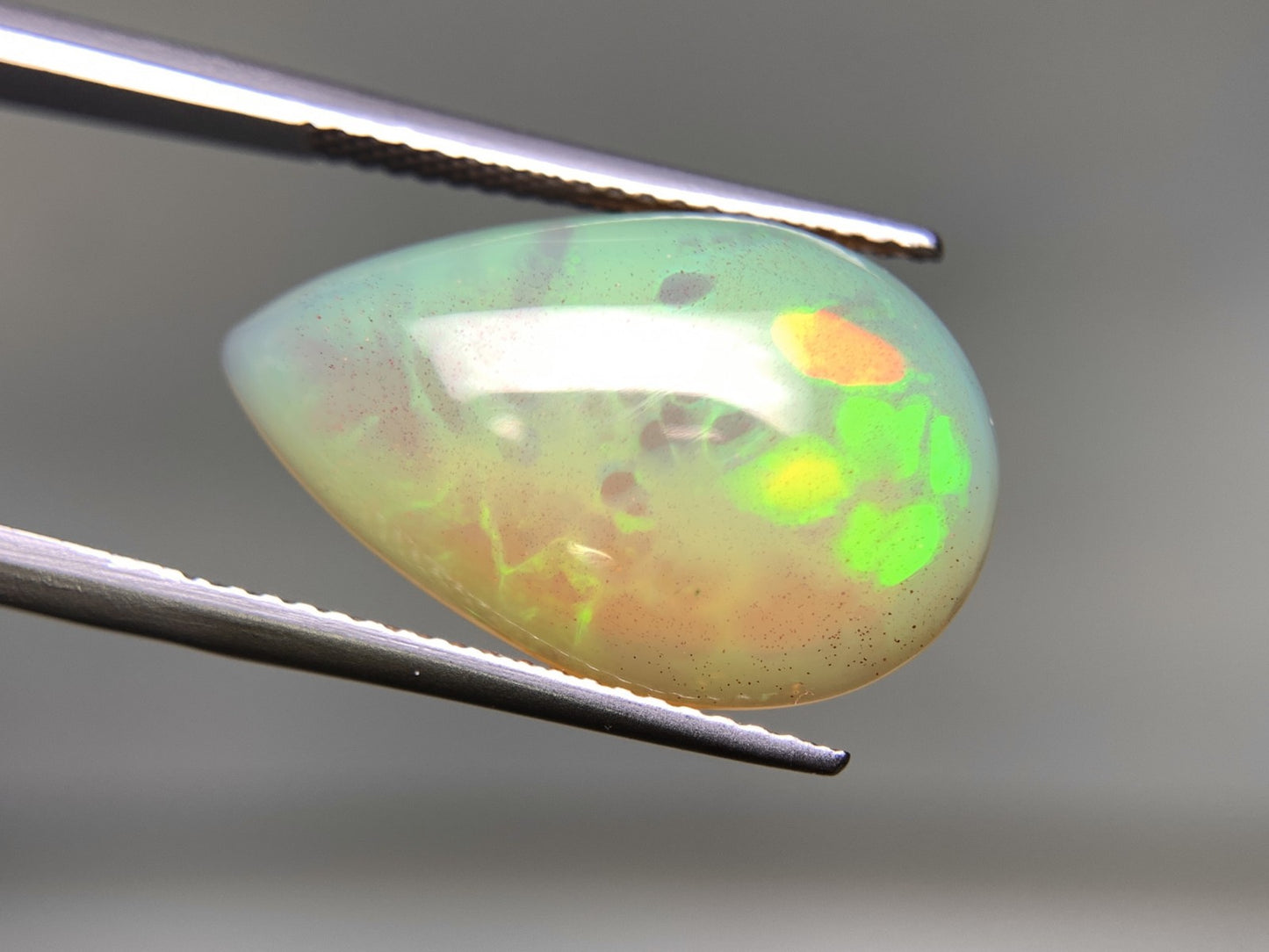 ハニカムオパール 6.571ct 宝石ソーティング付き  19.9㎜×12.6㎜×6.3㎜  ルース（ 裸石 ） 2640Y