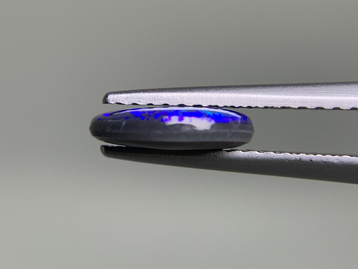 ブラックオパール 1.145ct  宝石ソーティング付き  9.1㎜×8.1㎜×2.2㎜  天然 ルース（ 裸石 ） 2665Y