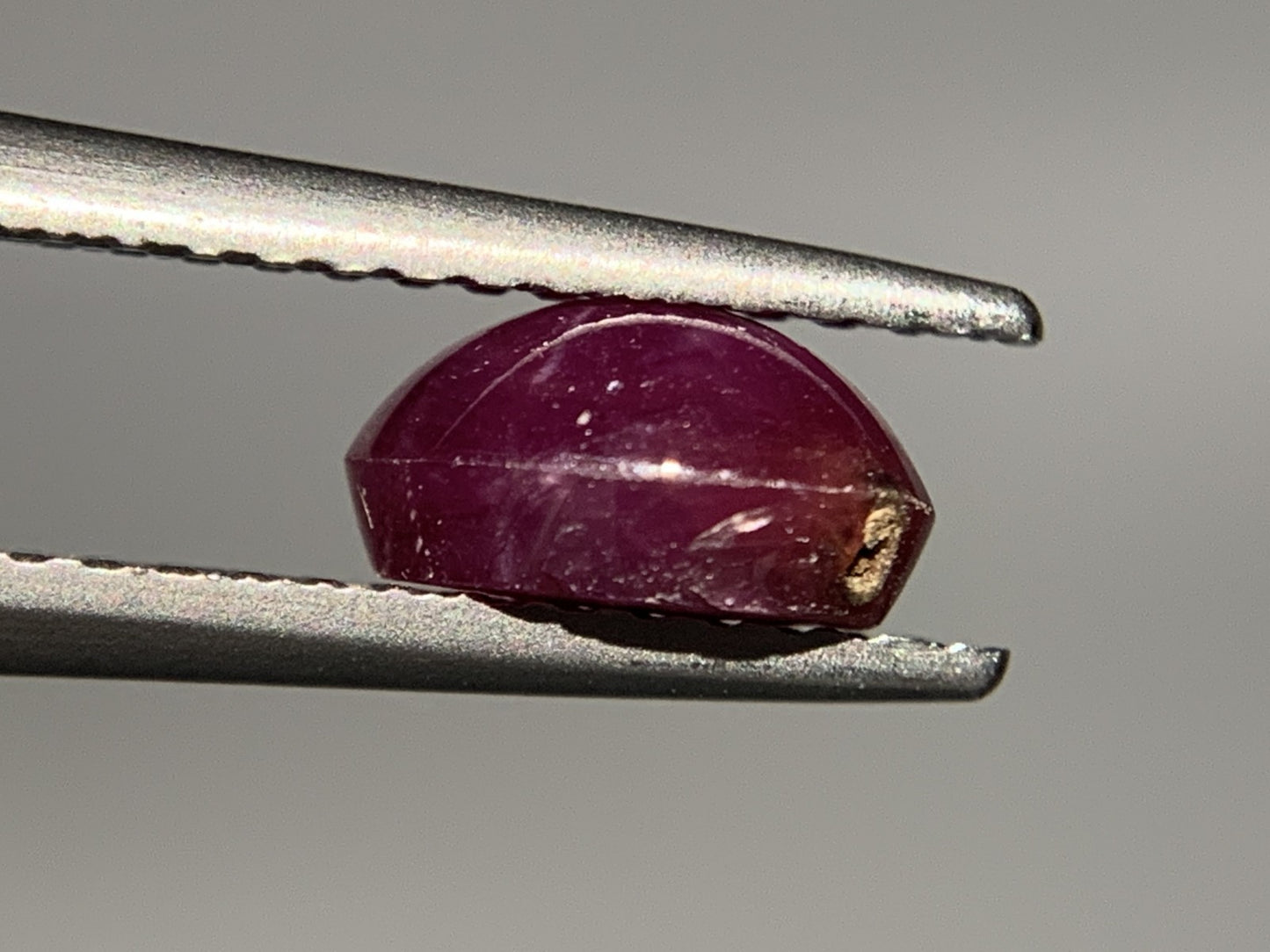 スターサファイア 1.394ct  宝石ソーティング付き  6.9㎜×5.1㎜×3.7㎜  ルース（ 裸石 ） 2721Y
