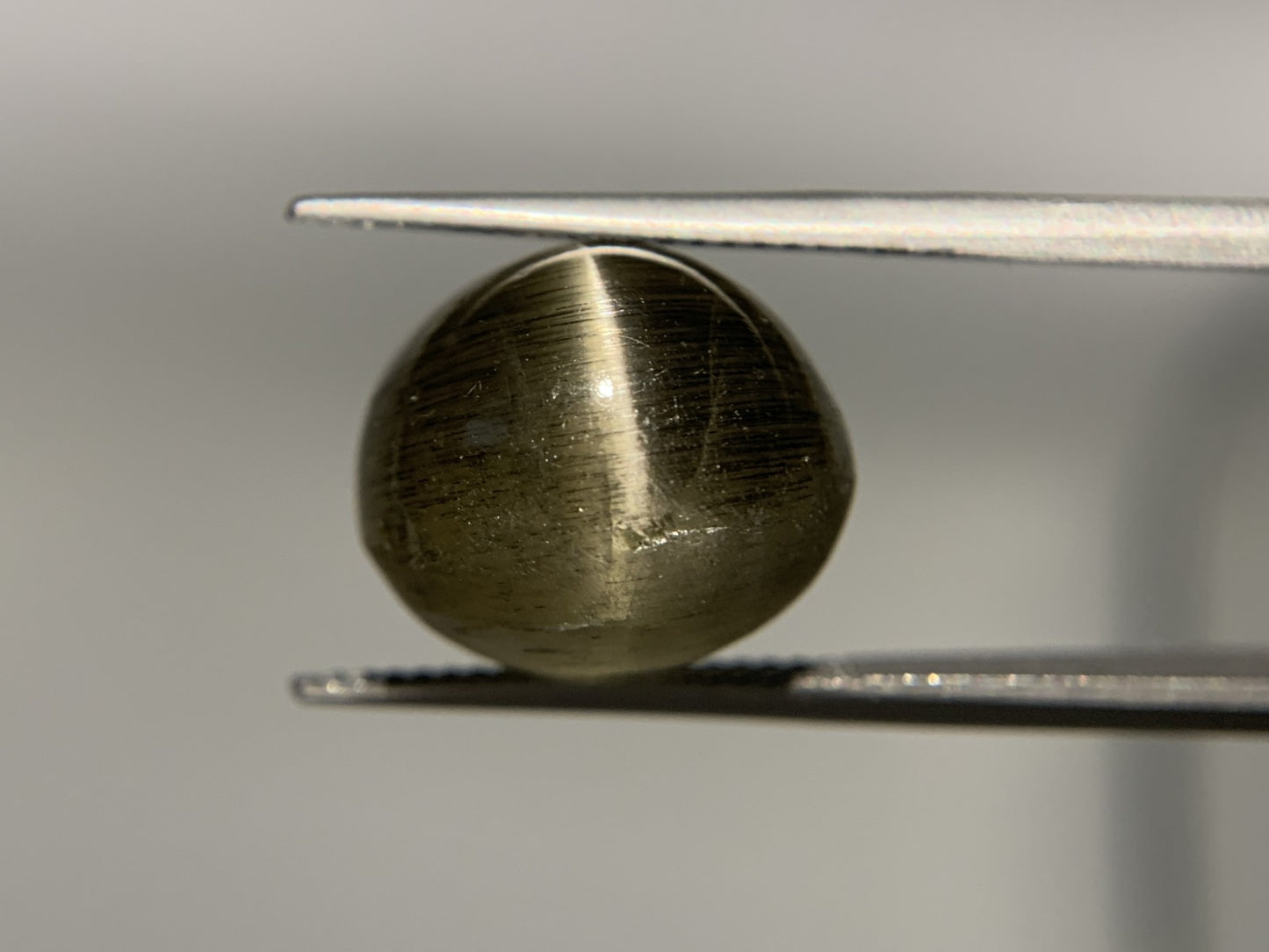 アパタイトキャッツアイ 22.820ct 宝石ソーティング付き  14.6㎜×14.4㎜×12.5㎜  ルース（ 裸石 ） 2838Y