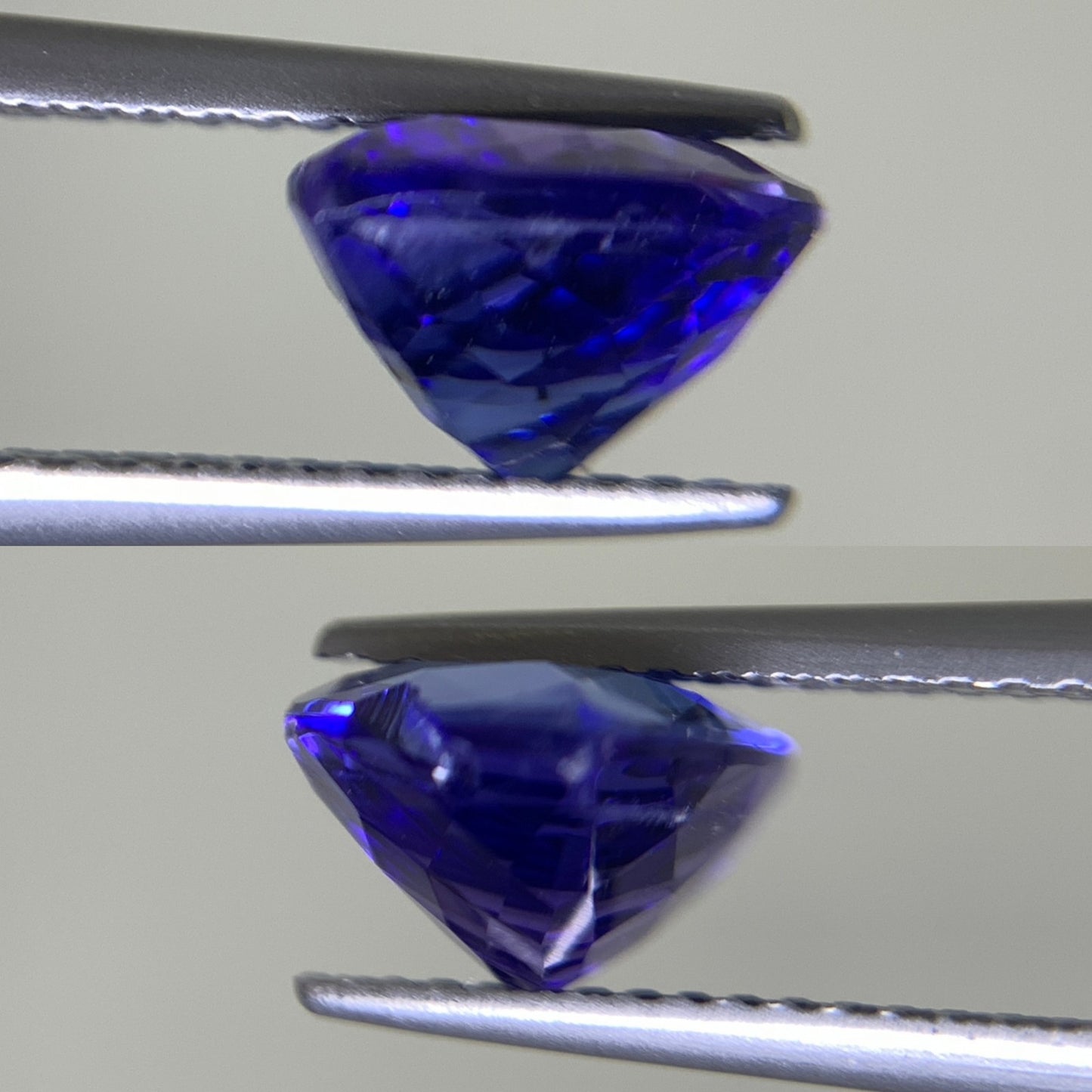 タンザナイト 2.862ct 宝石ソーティング付き  9.8㎜×7.8㎜×5.3㎜  ルース（ 裸石 ） 3012Y