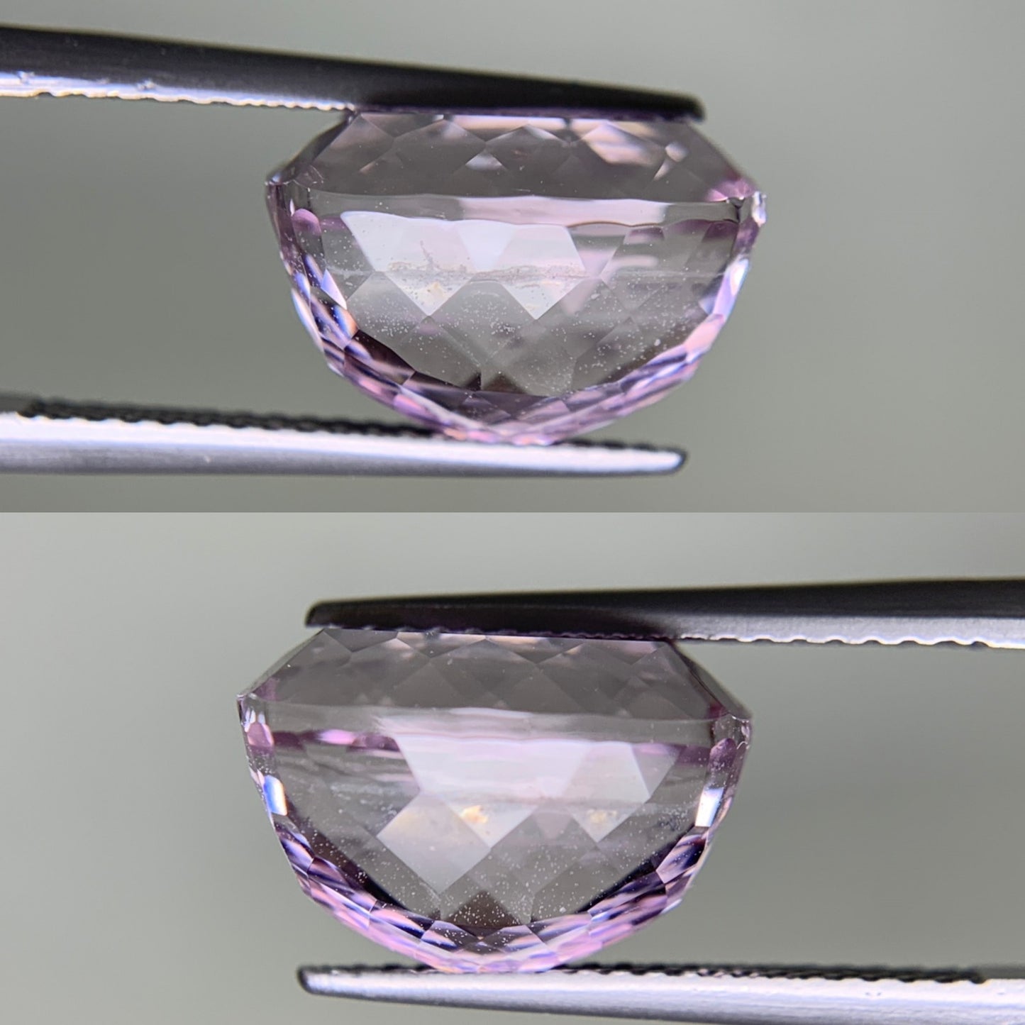 クンツァイト 9.816ct 宝石ソーティング付き  12.9㎜×10.0㎜×8.6㎜  ルース（ 裸石 ） 3143Y