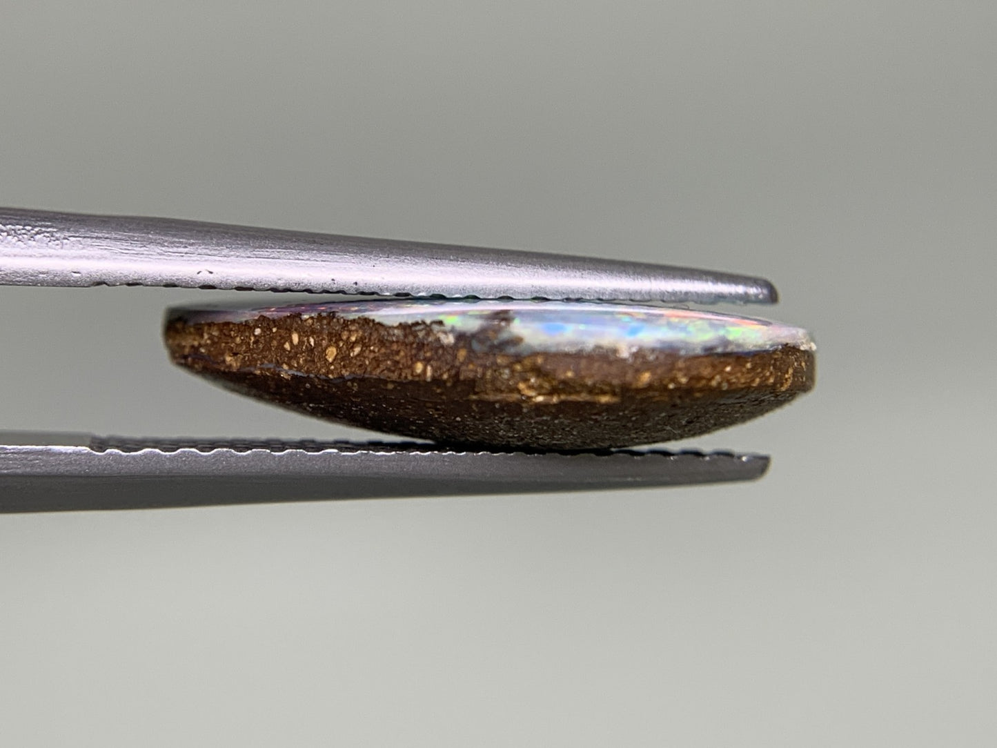 ボルダーオパール 3.492ct 宝石ソーティング付き  16.4㎜×8.1㎜×3.8㎜  ルース（ 裸石 ） 3158Y