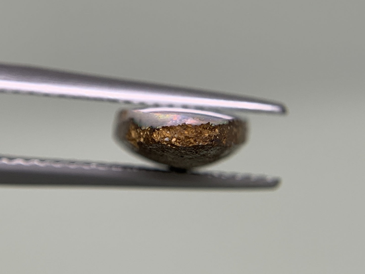 ボルダーオパール 3.492ct 宝石ソーティング付き  16.4㎜×8.1㎜×3.8㎜  ルース（ 裸石 ） 3158Y