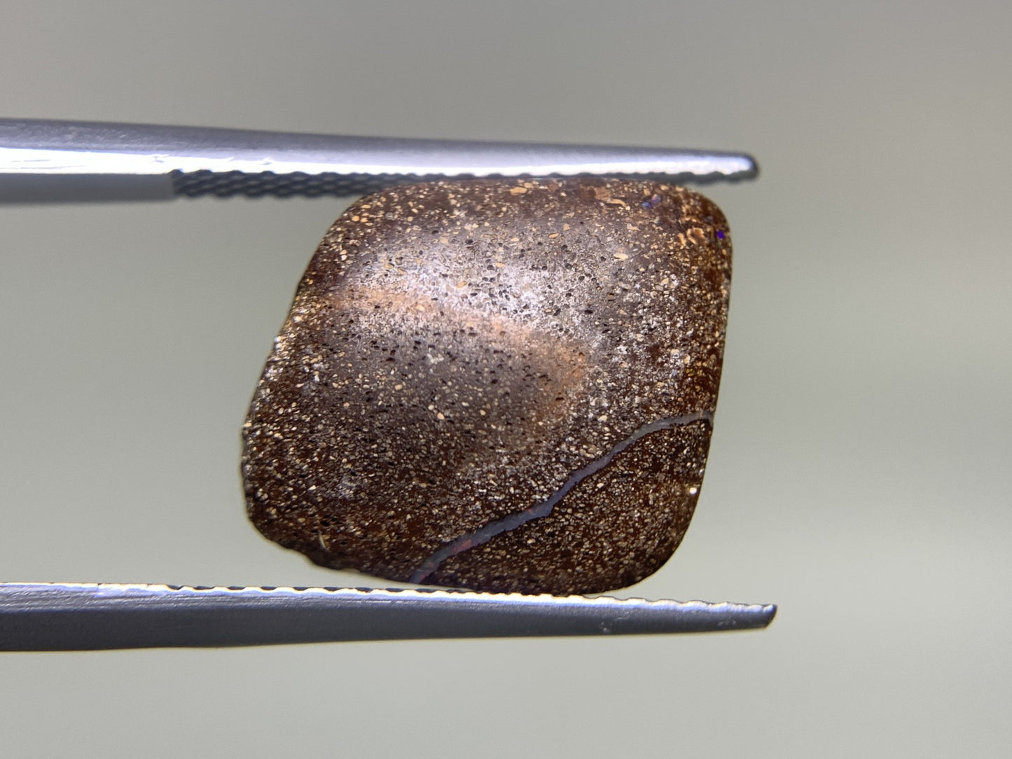 ボルダーオパール 4.790ct 宝石ソーティング付き  13.1㎜×12.0㎜×3.9㎜  ルース（ 裸石 ） 3224Y