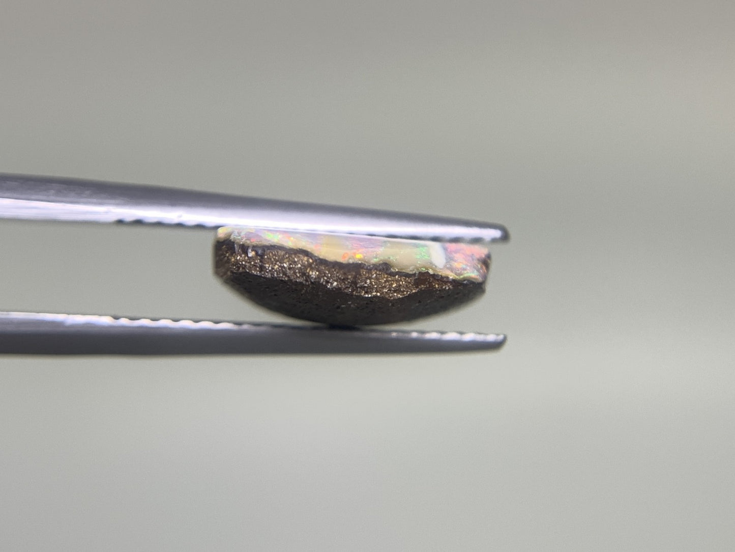ボルダーオパール 4.790ct 宝石ソーティング付き  13.1㎜×12.0㎜×3.9㎜  ルース（ 裸石 ） 3224Y