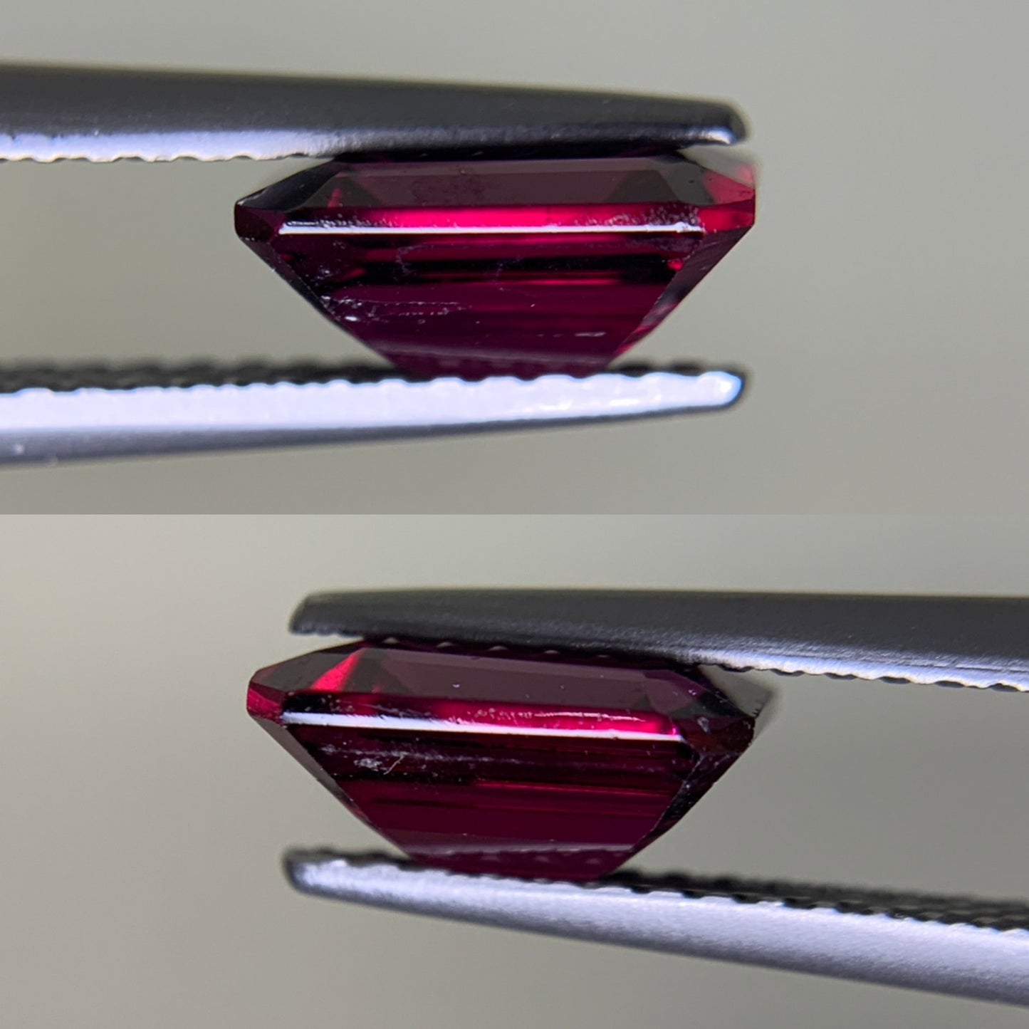 ロードライトガーネット 1.916ct 宝石ソーティング付き  7.9㎜×6.0㎜×3.8㎜  ルース（ 裸石 ） 3253Y