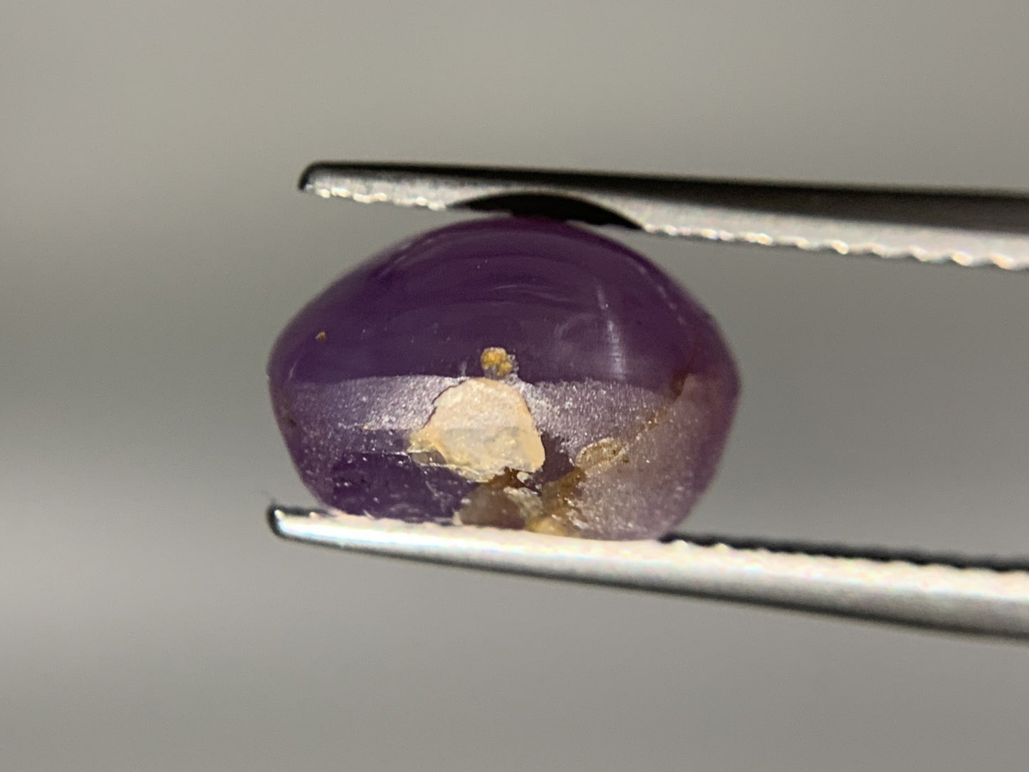 スターサファイア 7.087ct 宝石ソーティング付き  10.4㎜×8.8㎜×6.7㎜  ルース（ 裸石 ） 3691Y