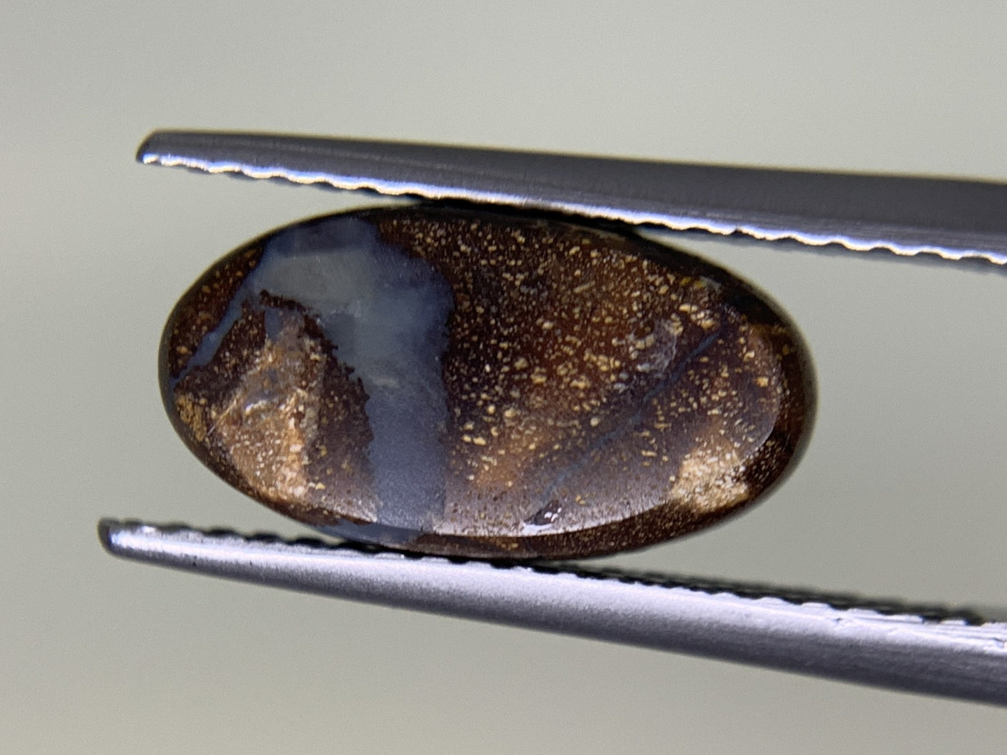 ボルダーオパール 2.854ct 宝石ソーティング付き  12.4㎜×6.8㎜×3.9㎜  ルース（ 裸石 ） 3837Y