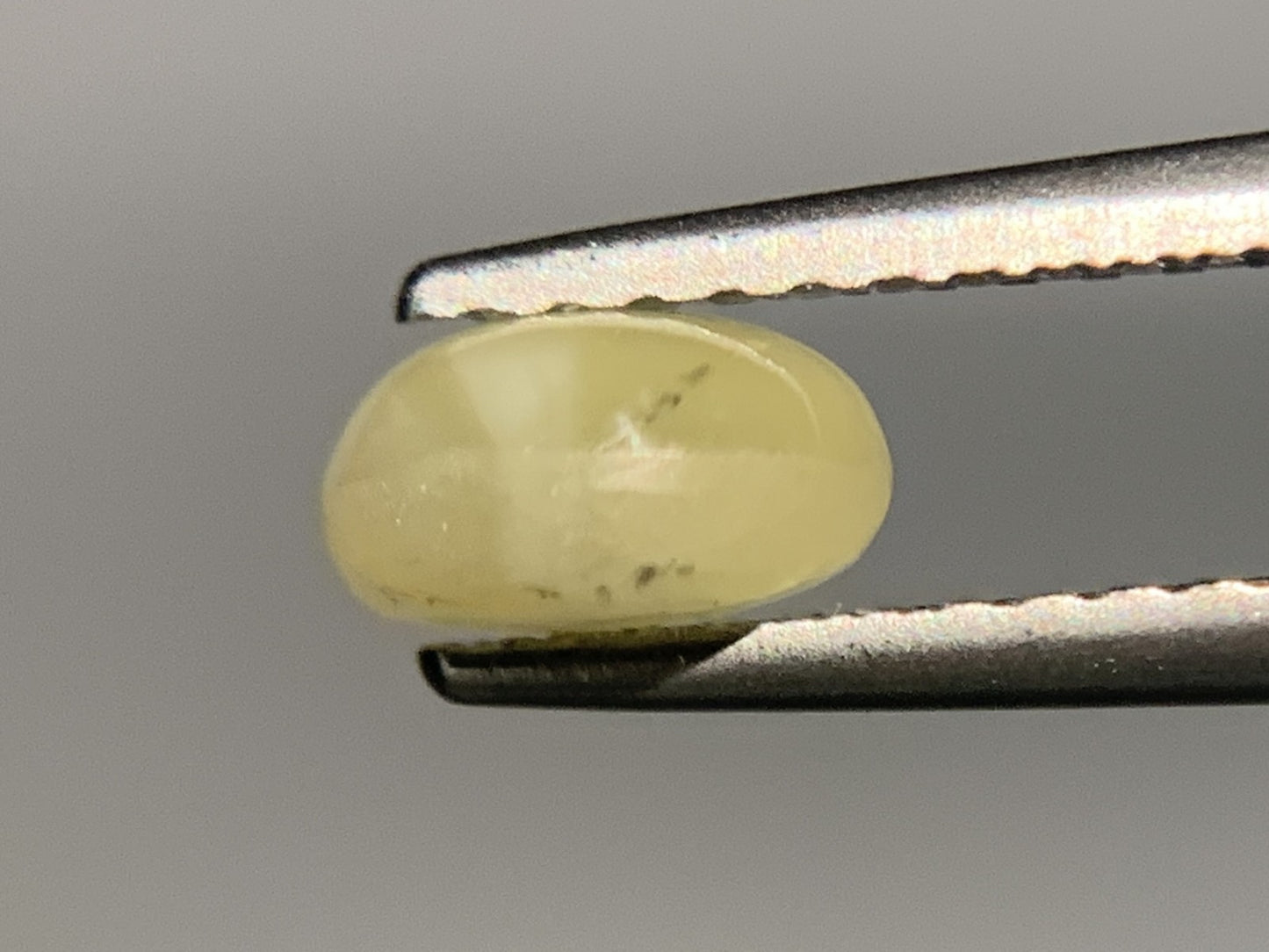 クリソベリルキャッツアイ 1.143ct 宝石ソーティング付き  6.0㎜×5.2㎜×3.2㎜  ルース（ 裸石 ） 4023Y