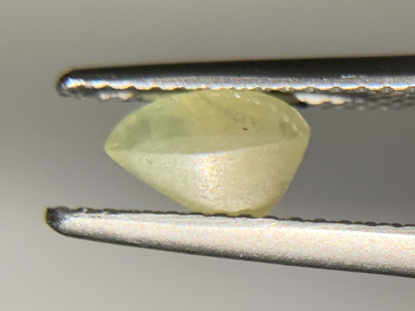 クリソベリルキャッツアイ 1.244ct  宝石ソーティング付き  7.0㎜×3.8㎜×4.7㎜  ルース（ 裸石 ） 4024Y
